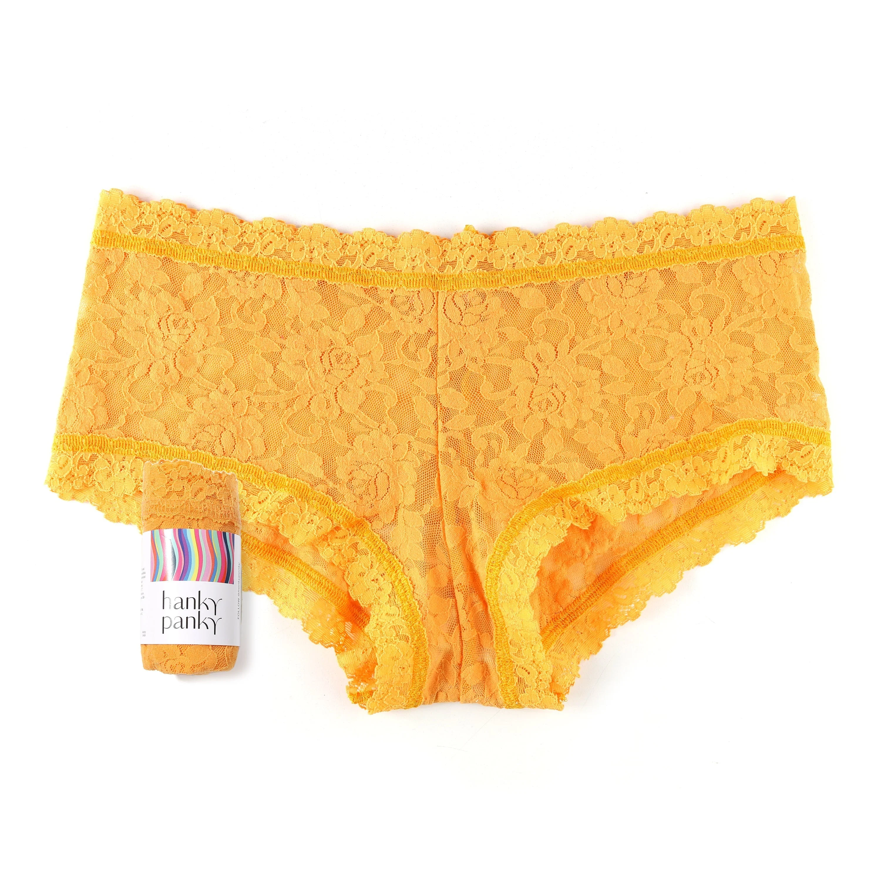 Signature Lace Boyshort | Ginger Shot (Orange) - Image 4