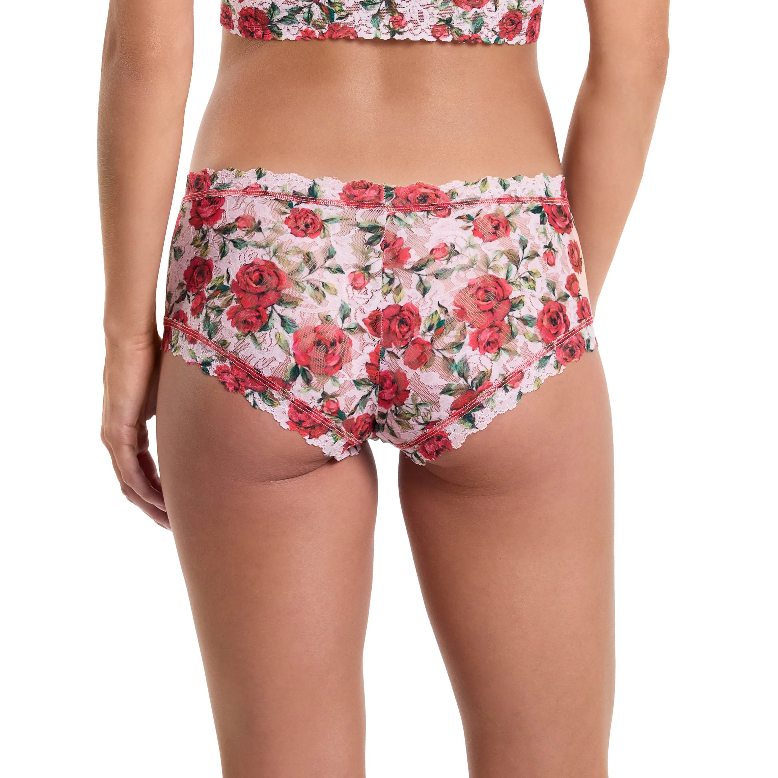 Signature Lace Boyshort | Je' Taime (Pink) - Image 6