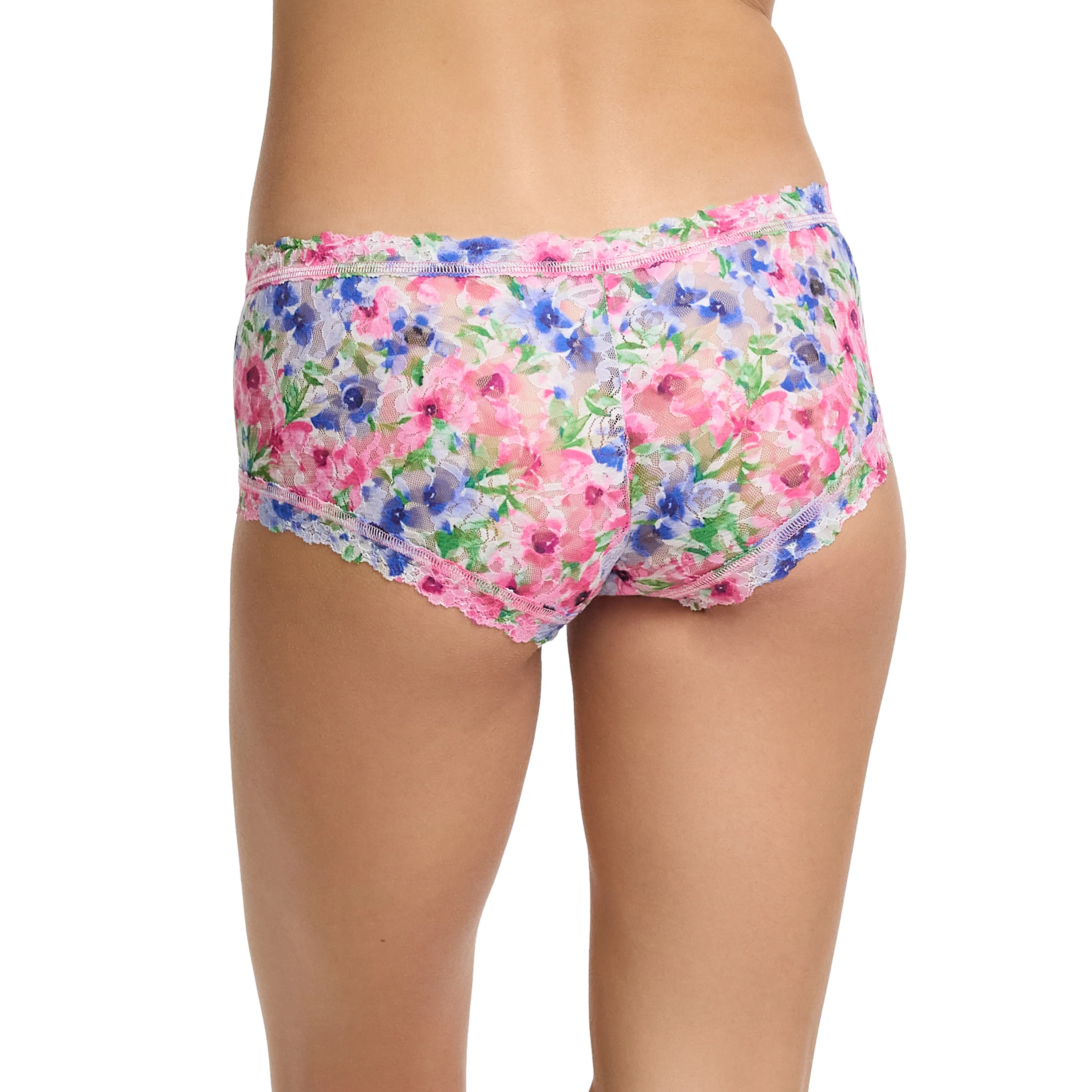 Signature Lace Boyshort | Paint And Pour (White) - Image 5