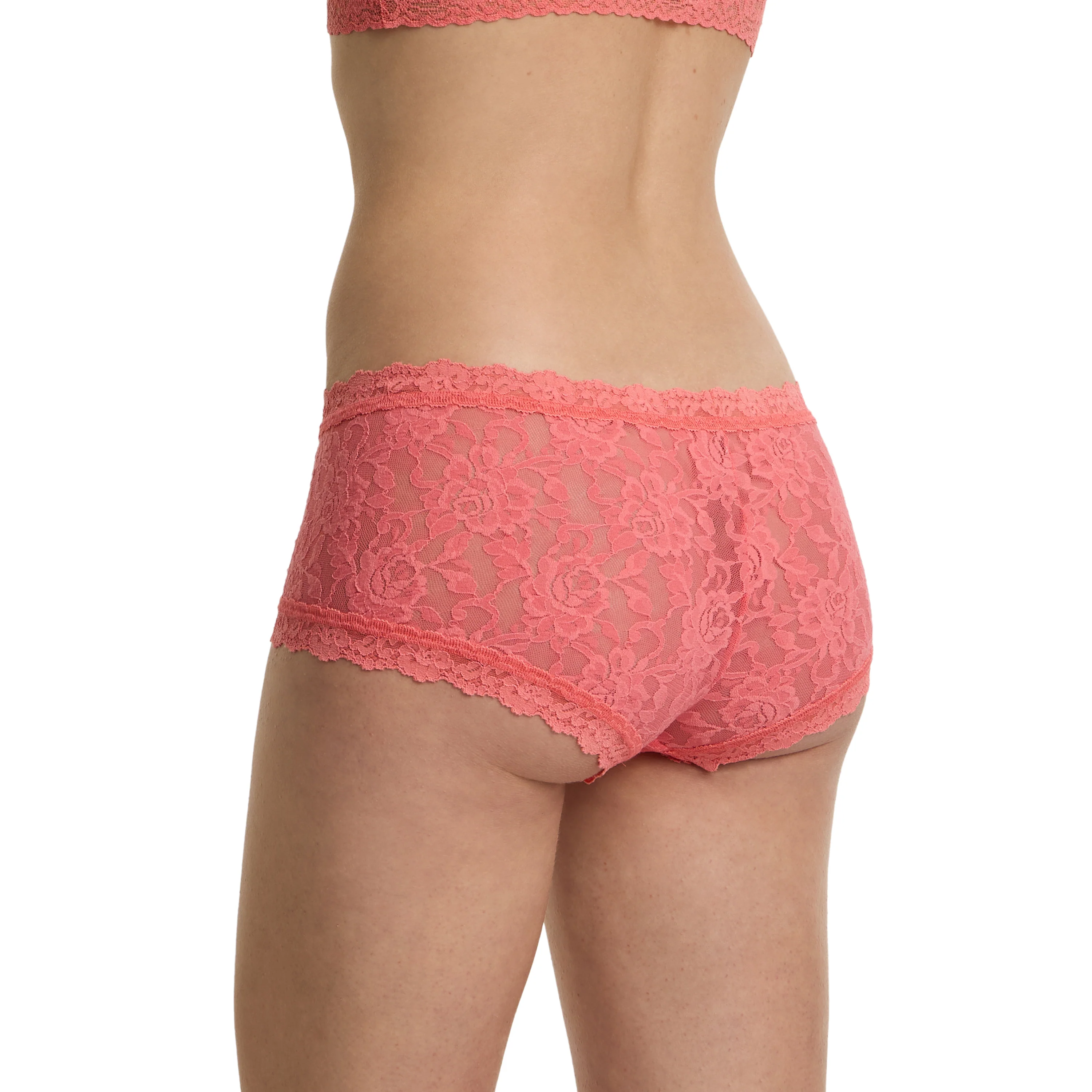 Signature Lace Boyshort | Paloma (Pink) - Image 4