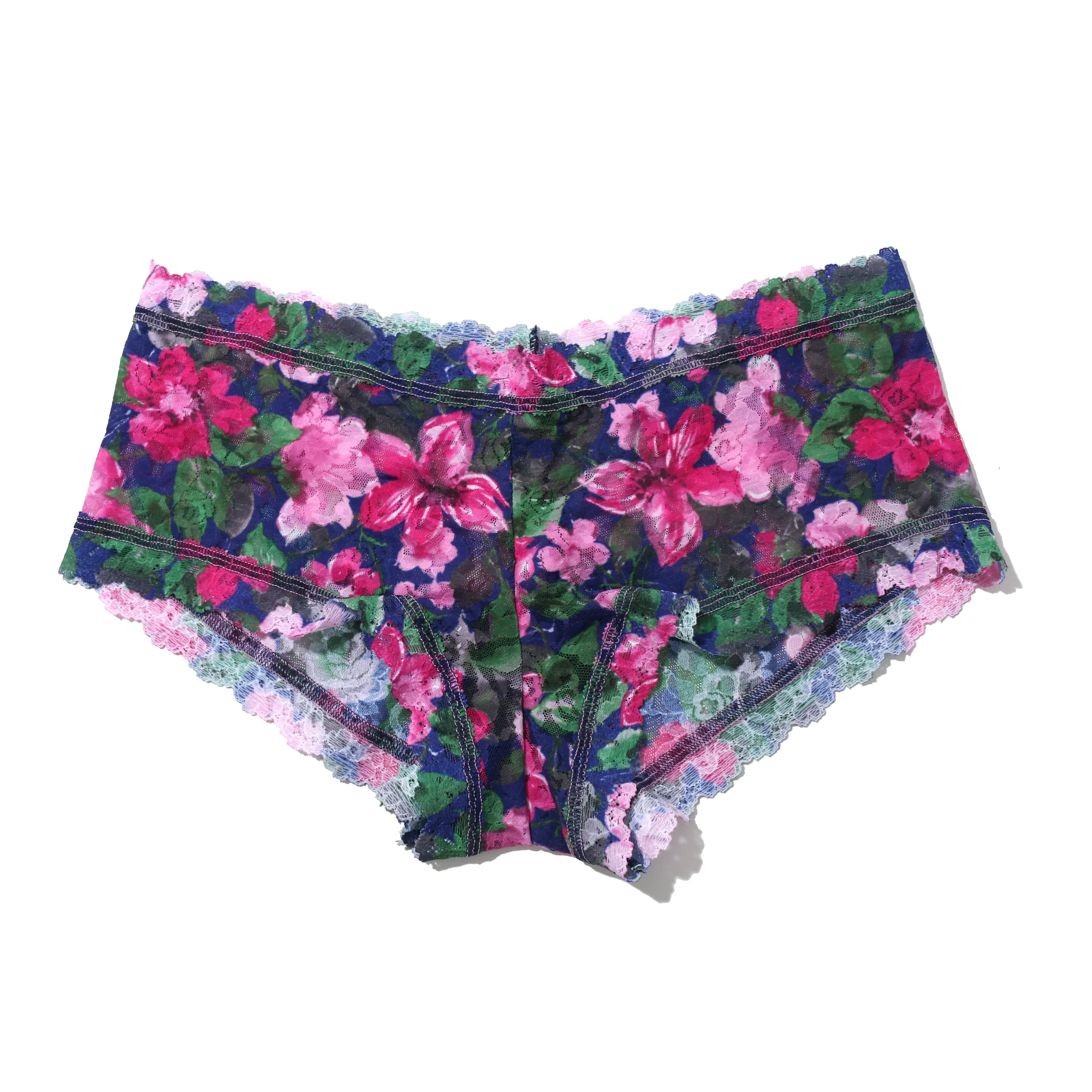 Signature Lace Boyshort | Tis' The Season (Blue)