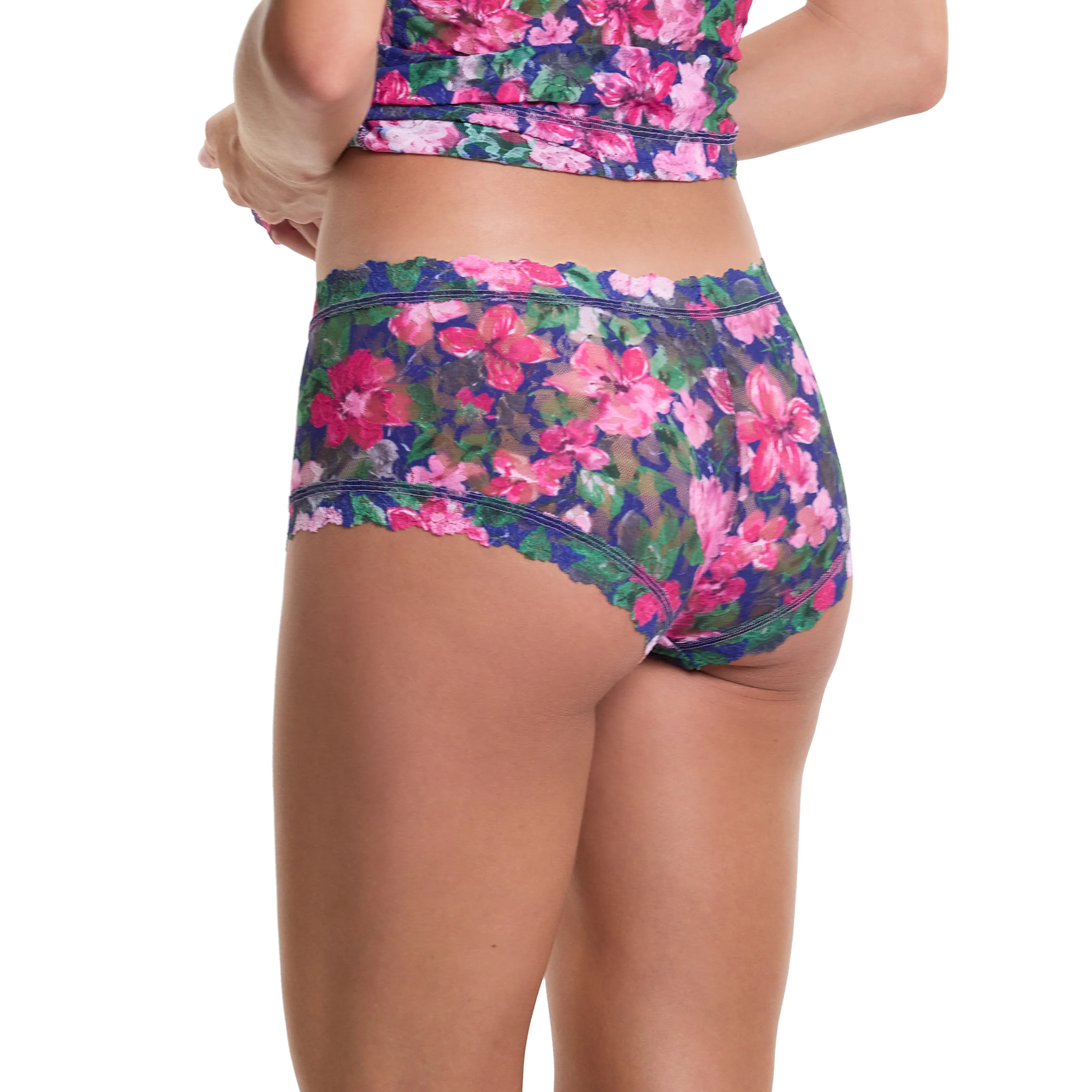 Signature Lace Boyshort | Tis' The Season (Blue) - Image 4