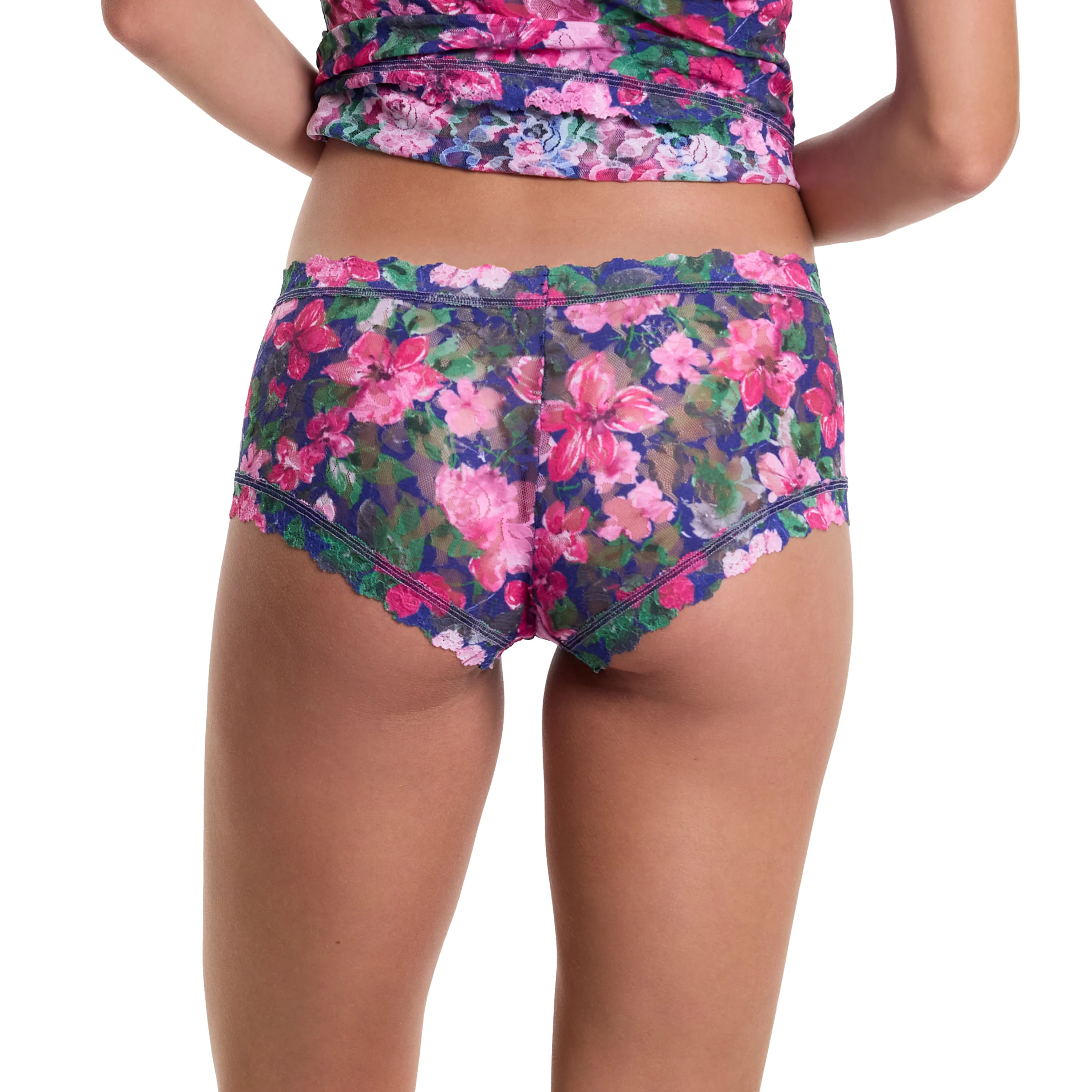 Signature Lace Boyshort | Tis' The Season (Blue) - Image 5