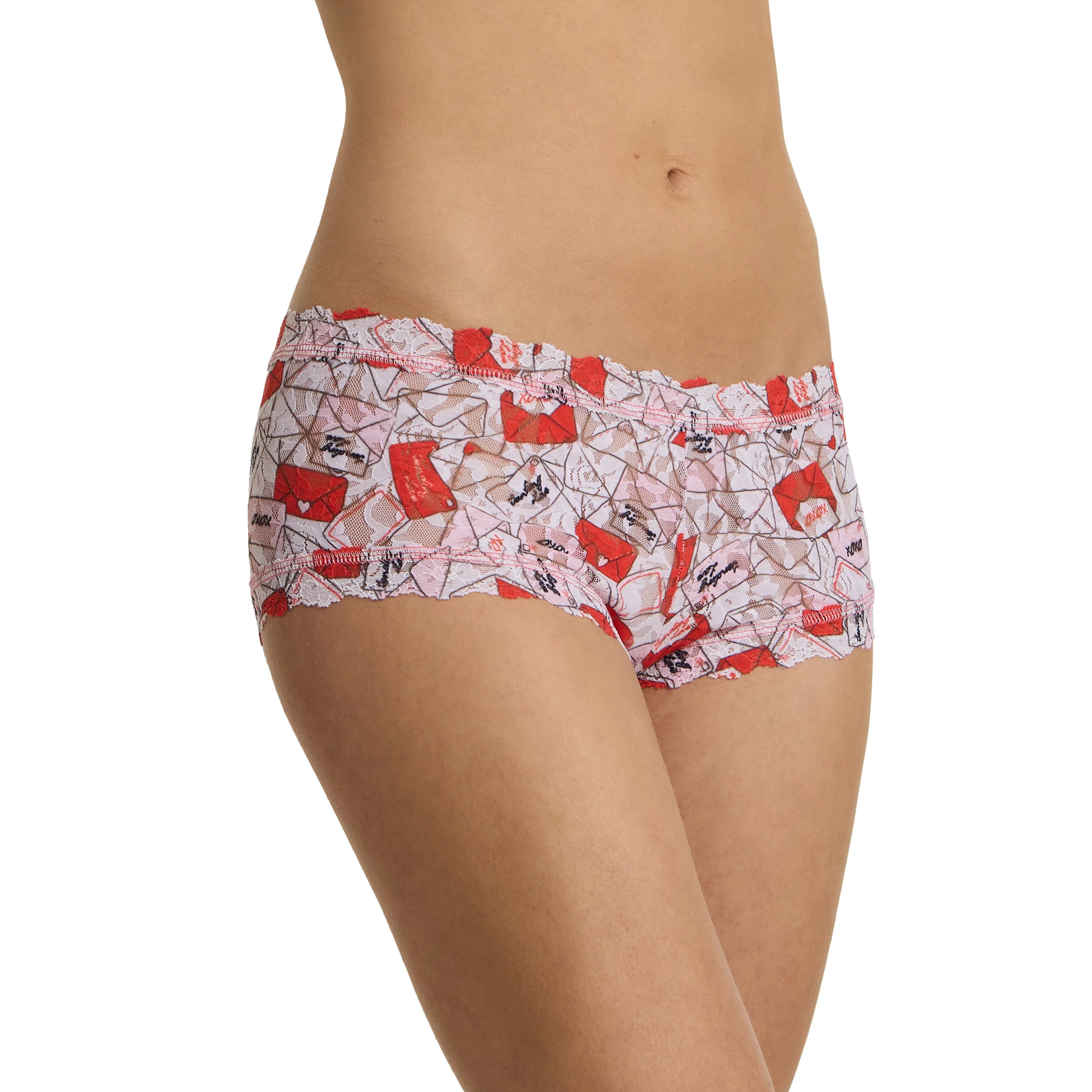 Signature Lace Boyshort | With Love (White) - Image 3