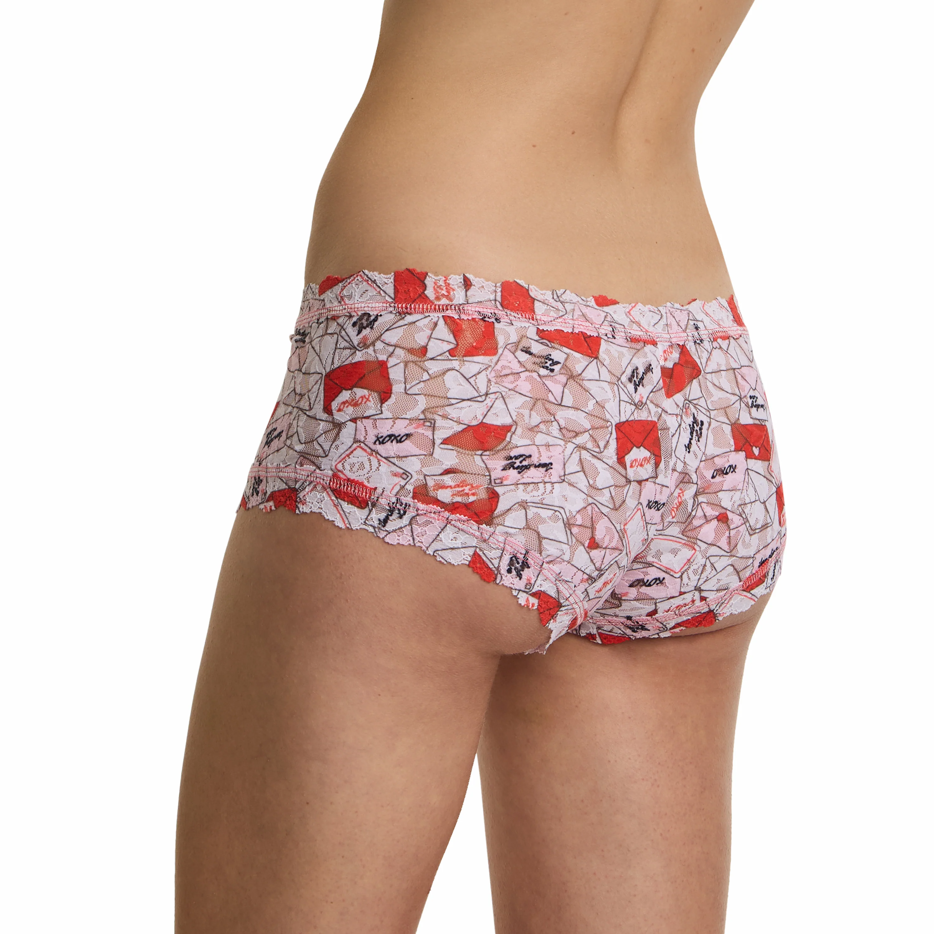 Signature Lace Boyshort | With Love (White) - Image 4