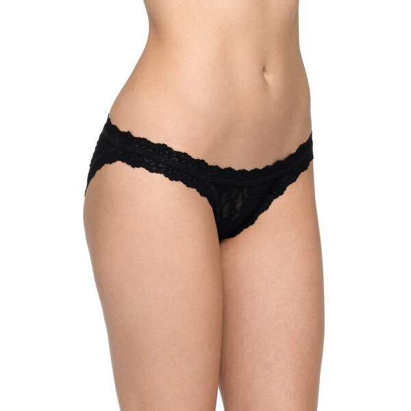 Signature Lace Brazilian Bikini | Black - Image 2