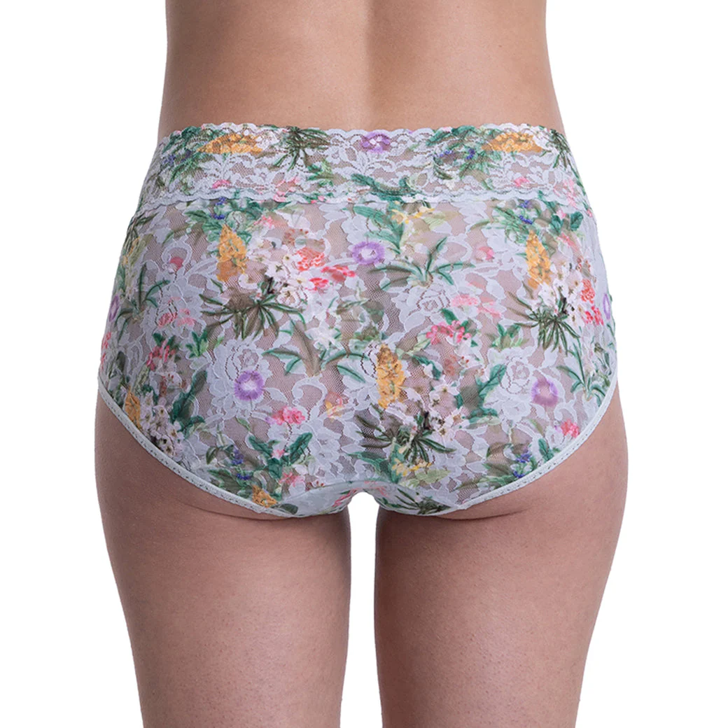 Signature Lace French Brief | Floriculture (Green) - Image 3