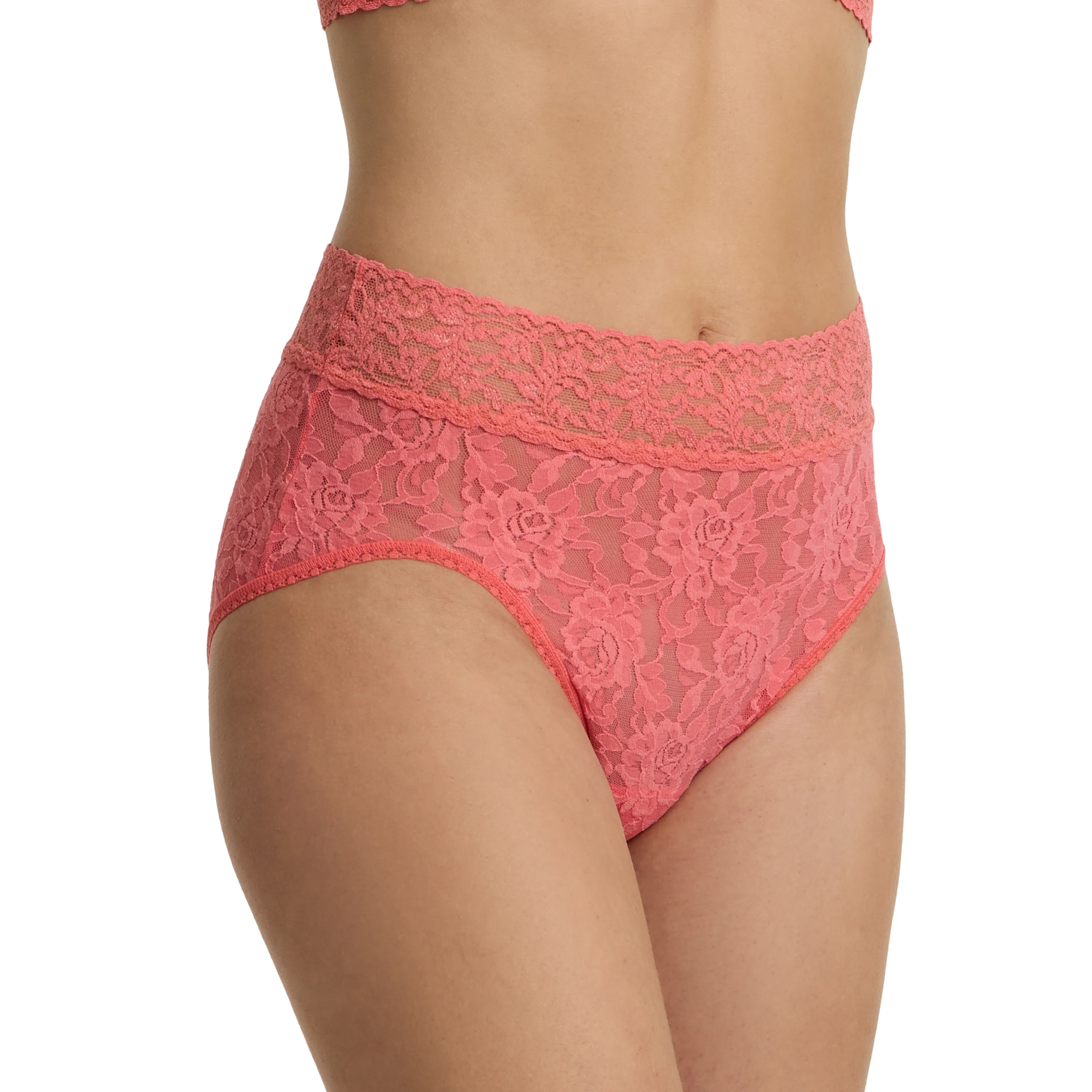 Signature Lace French Brief | Paloma (Pink) - Image 3