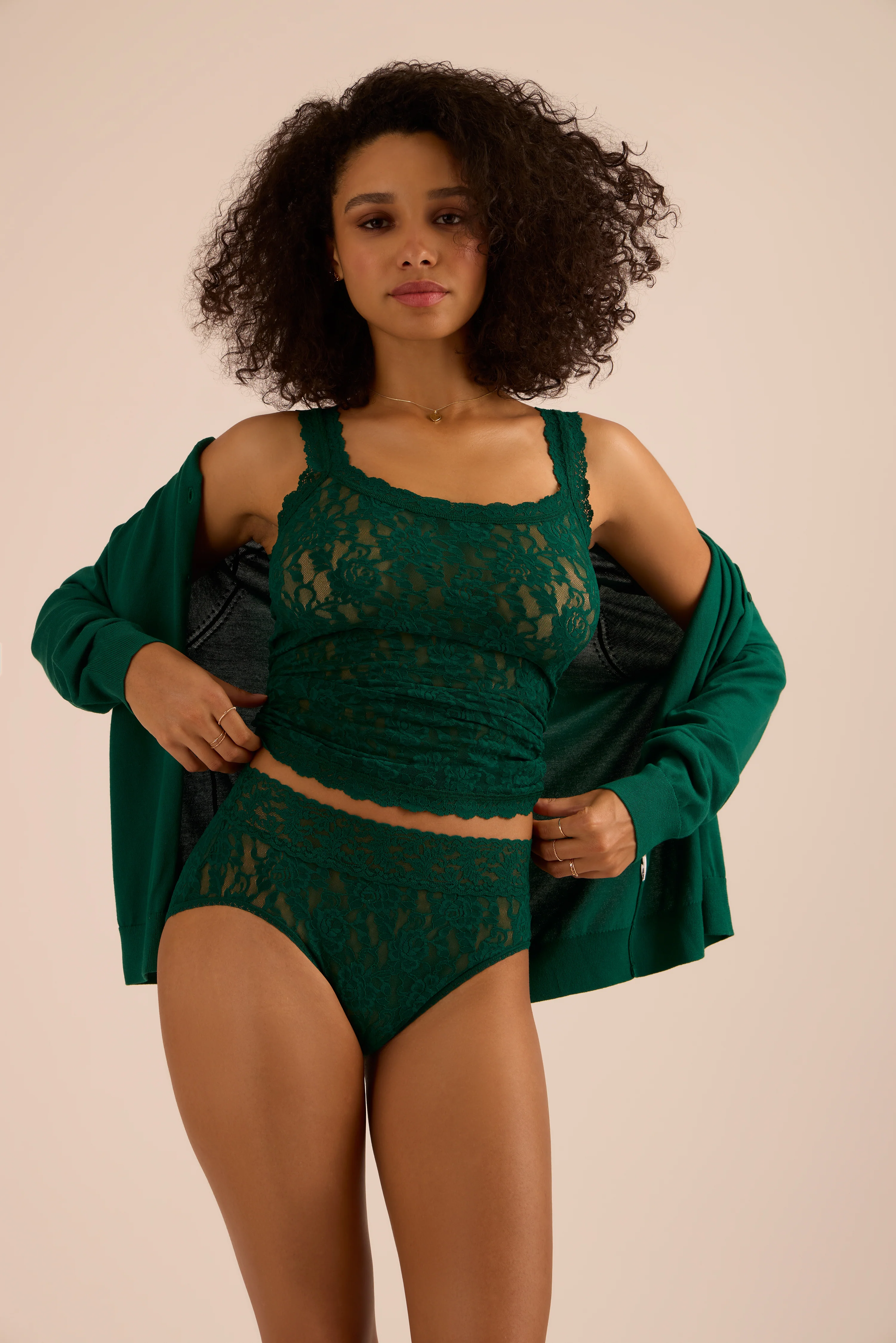Signature Lace French Brief | Spruce (Green) - Image 6