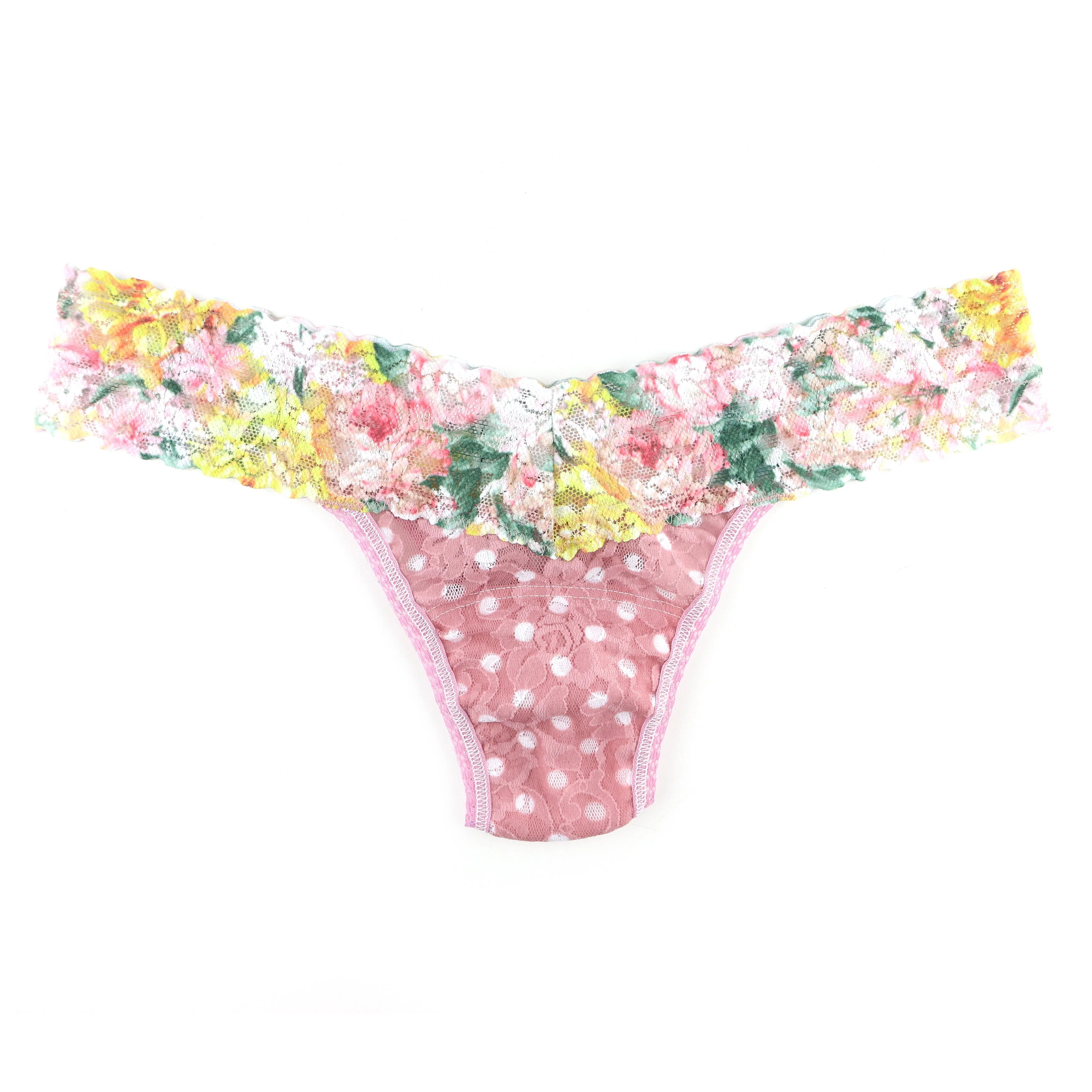 Signature Lace Low Rise Thong | Double Life - Image 2
