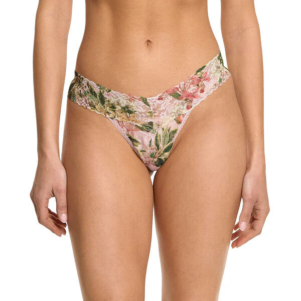 Signature Lace Low Rise Thong | French Garden - Image 2
