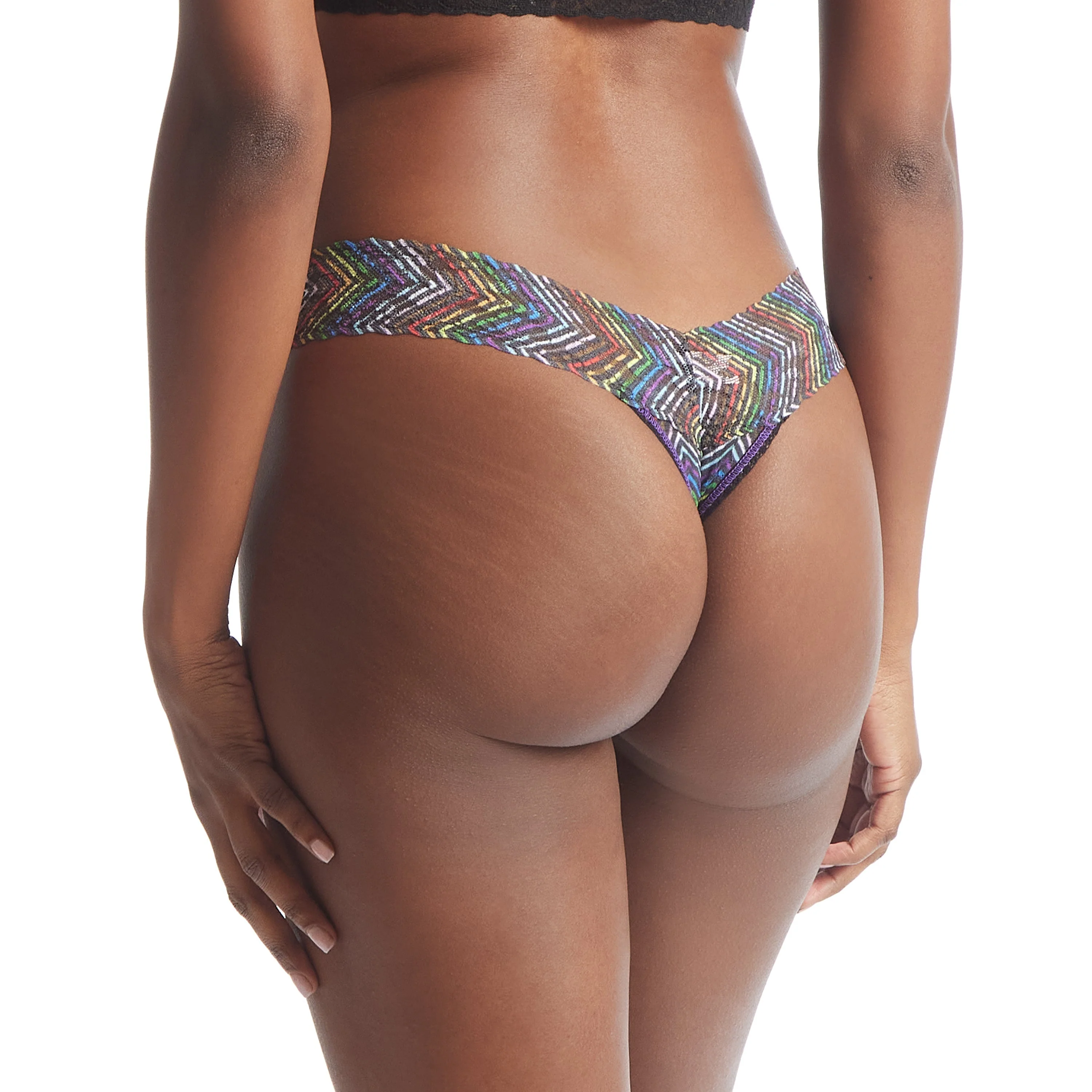 Signature Lace Low Rise Thong | Up All Night - Image 3