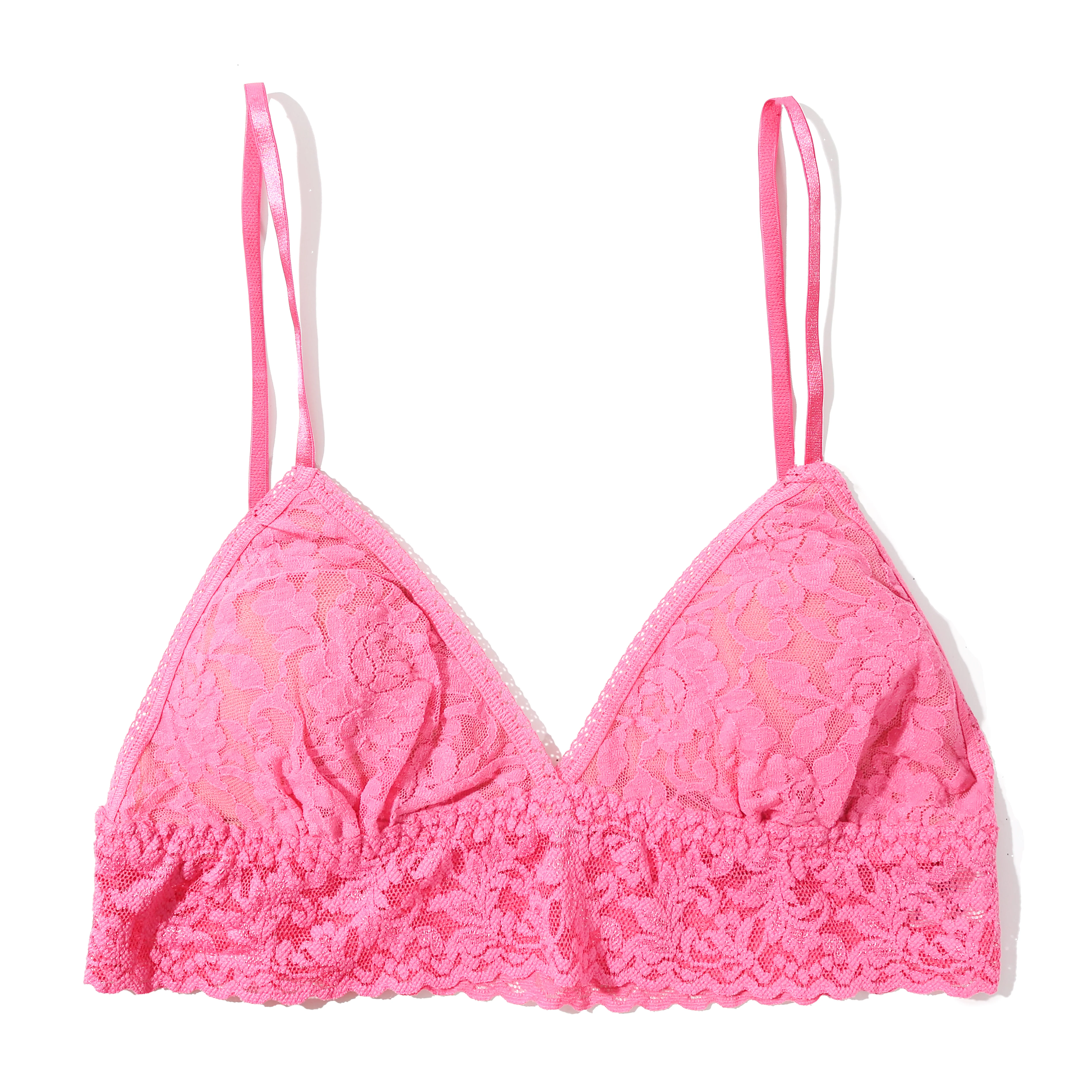 Signature Lace Padded Bralette | Amused (Pink)