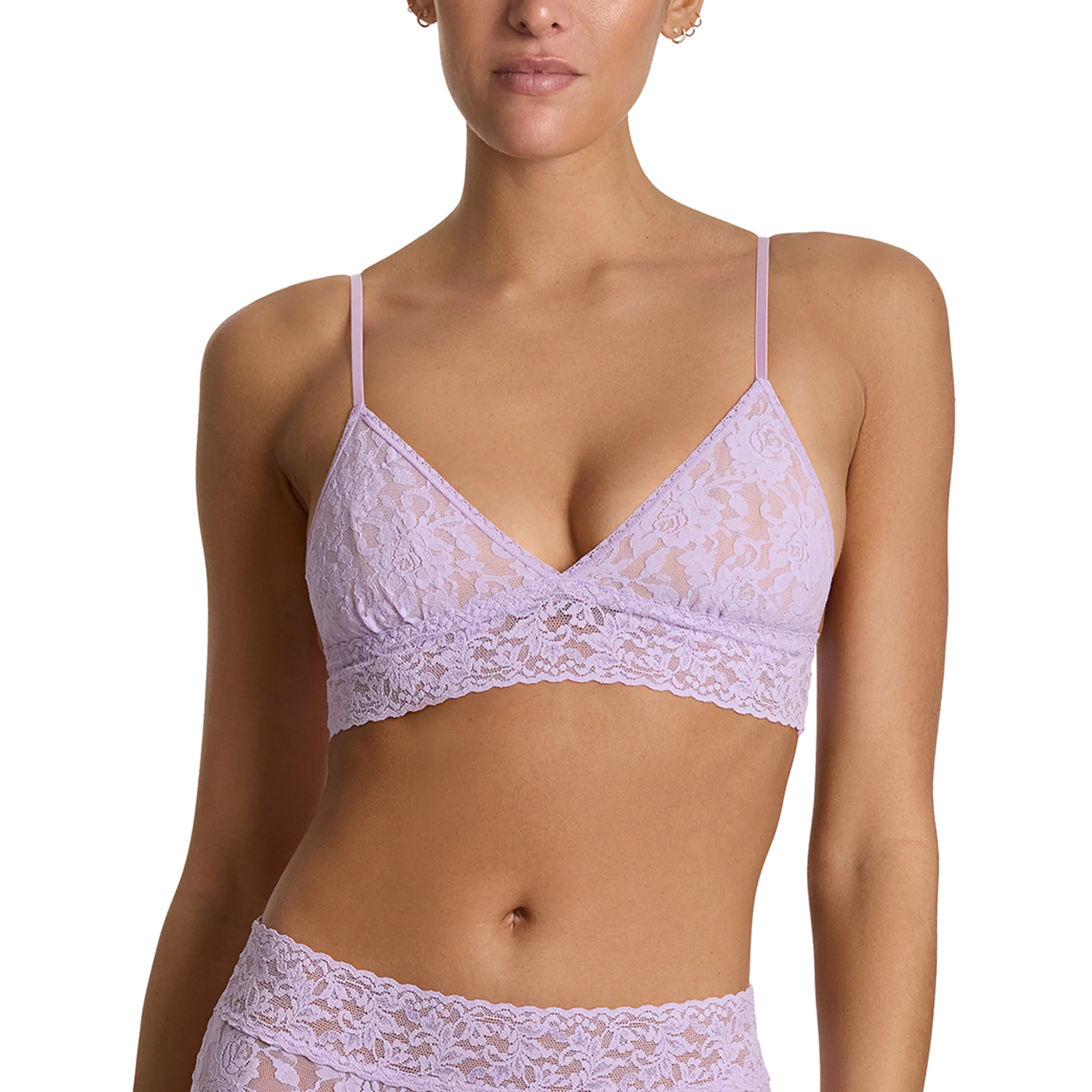 Signature Lace Padded Bralette | Lavender Fields (Purple) - Image 2