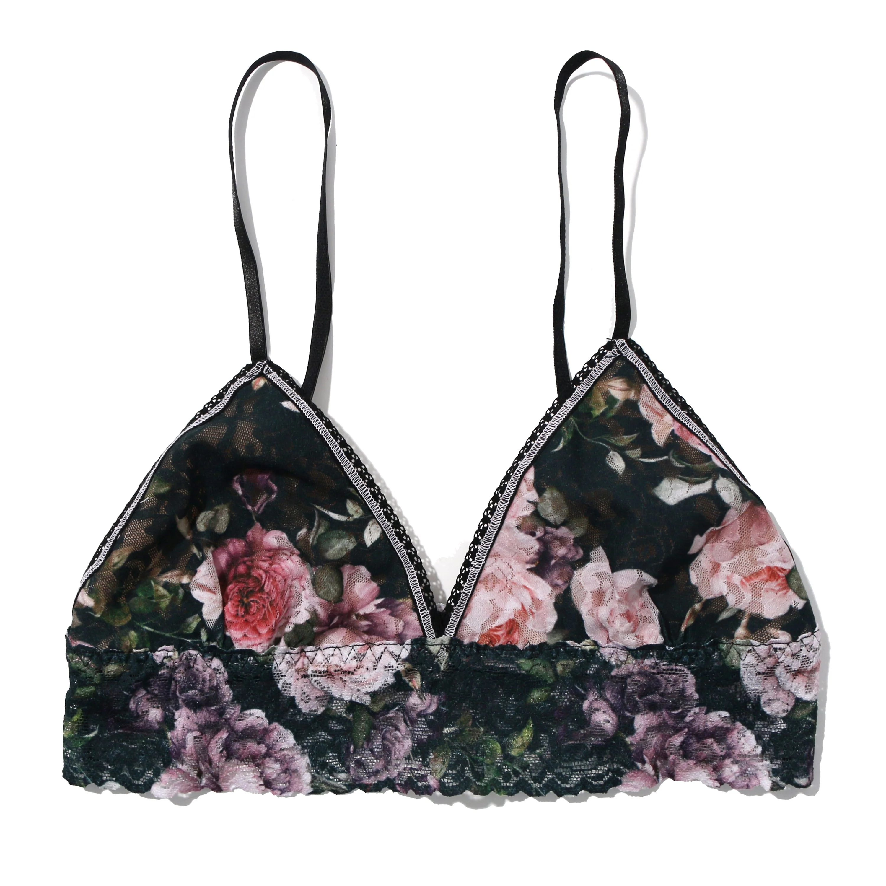 Signature Lace Padded Bralette | Romantique (Black)