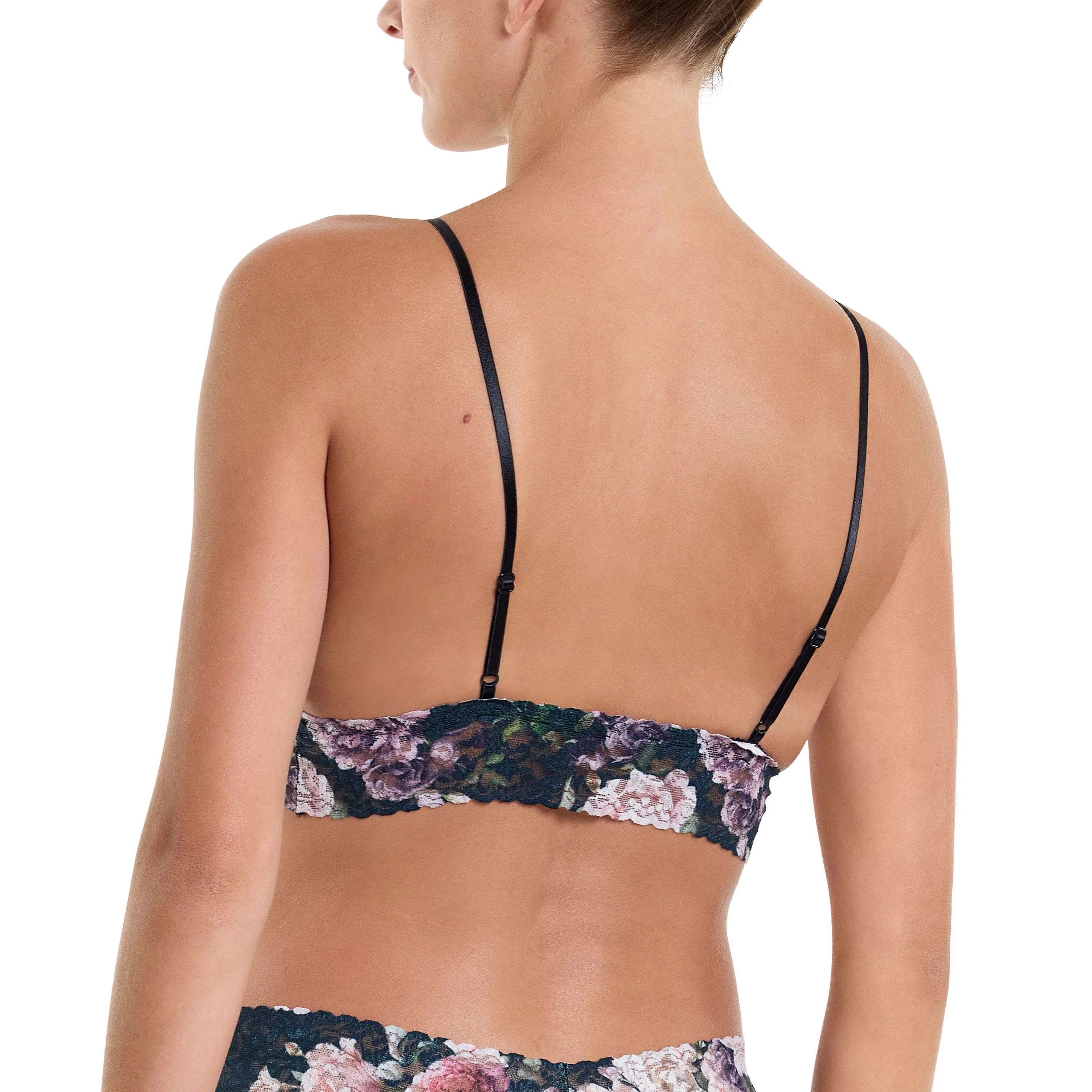 Signature Lace Padded Bralette | Romantique (Black) - Image 4
