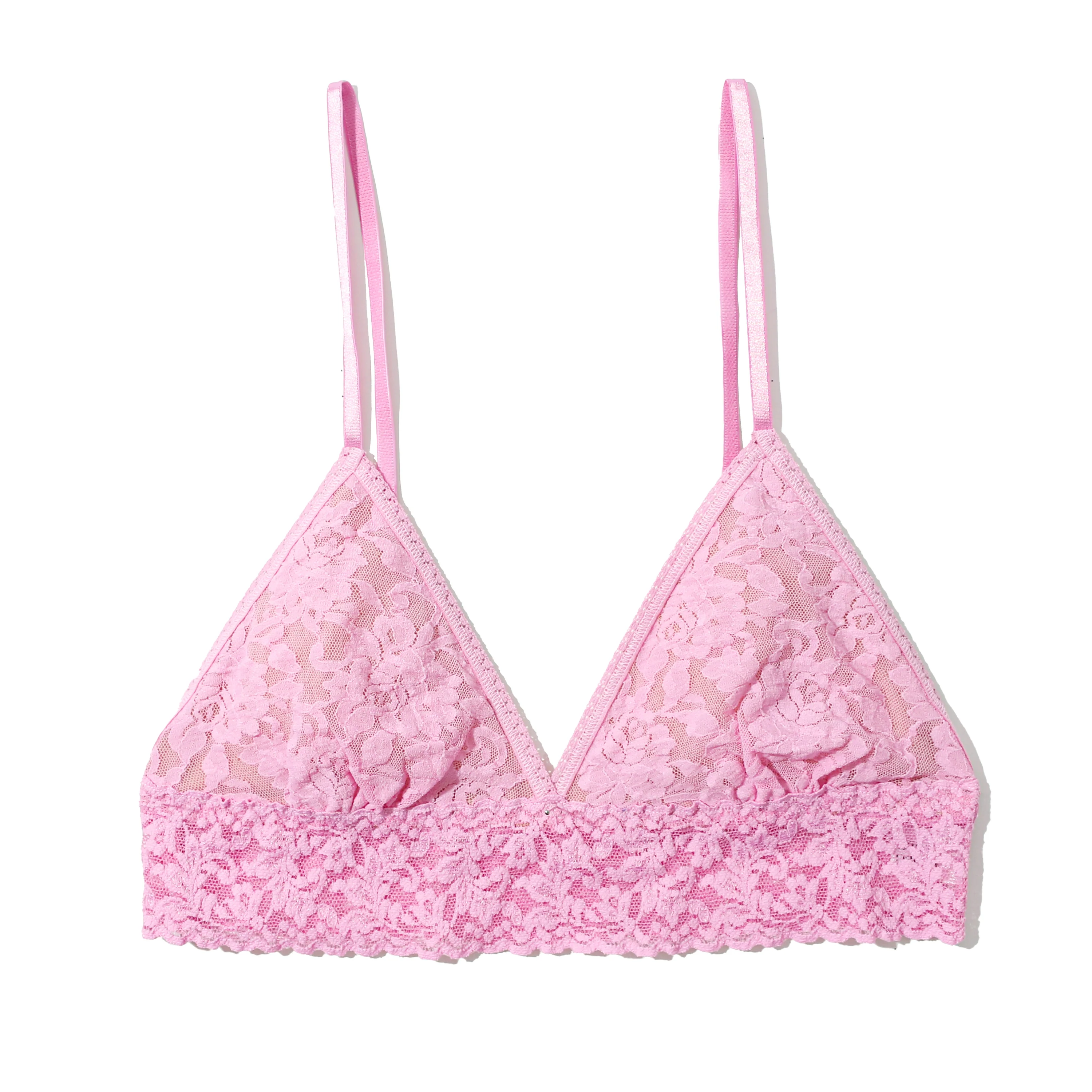 Signature Lace Padded Bralette | Strawberry Lemonade (Pink)