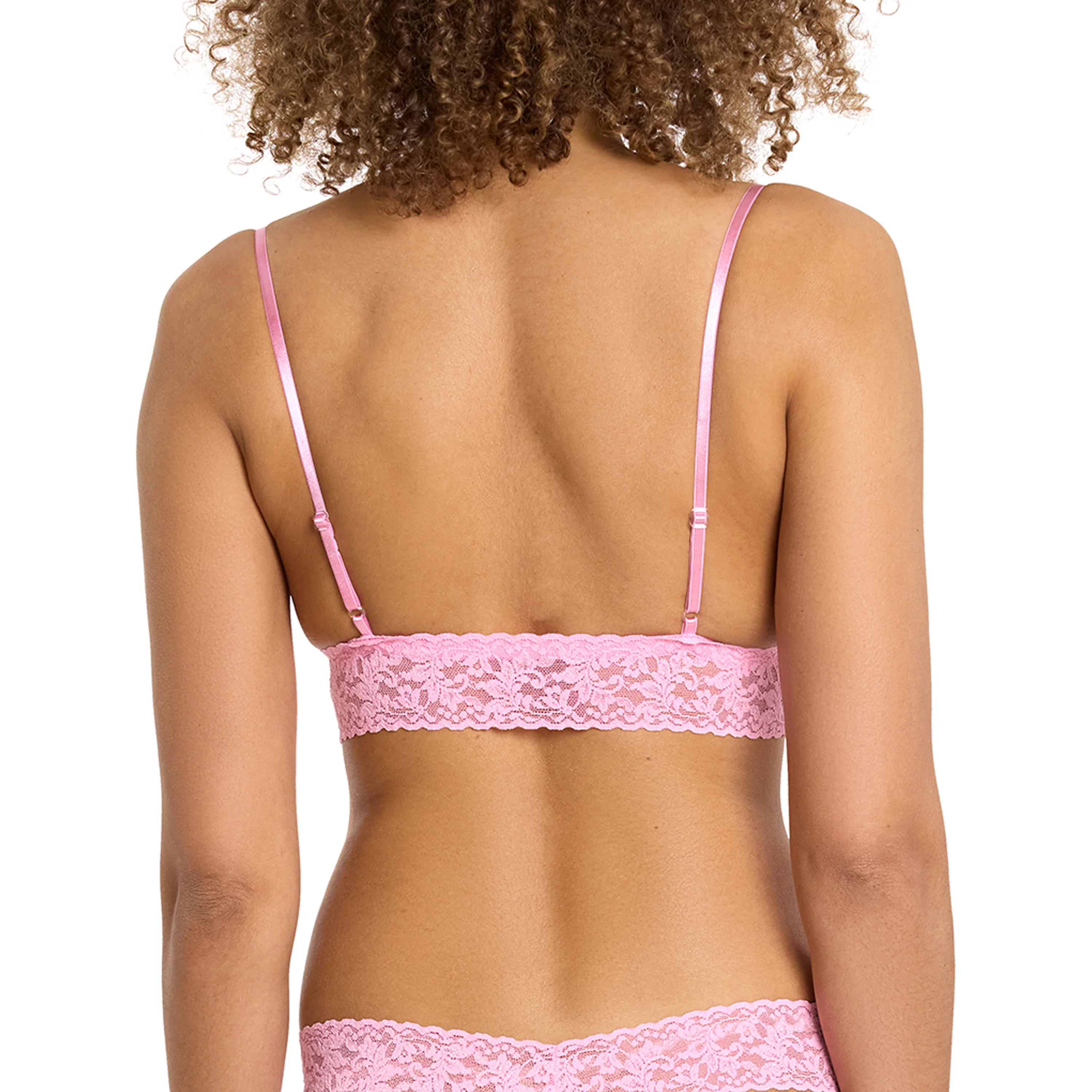 Signature Lace Padded Bralette | Strawberry Lemonade (Pink) - Image 7