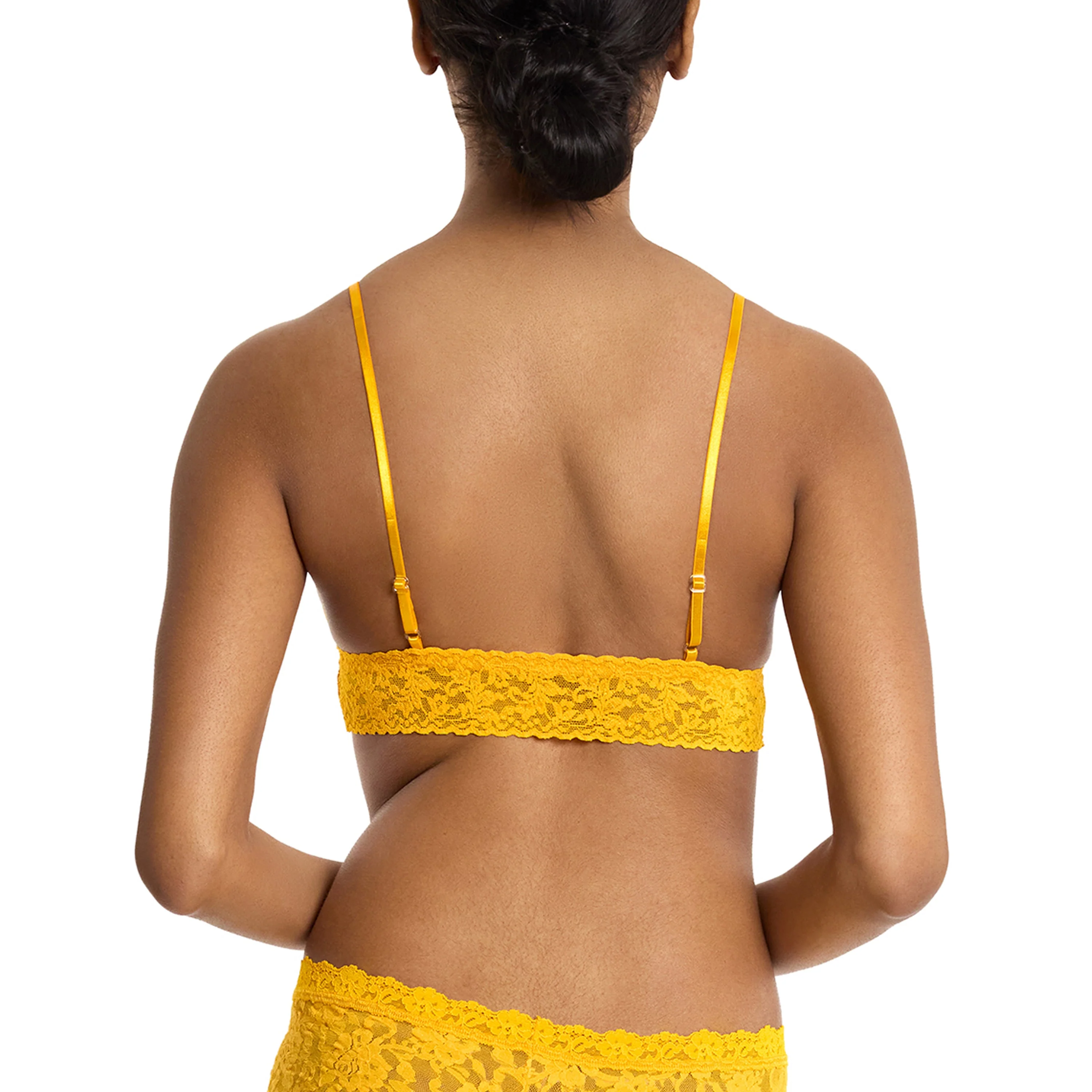Signature Lace Padded Bralette | Tuscan Sun (Orange) - Image 6