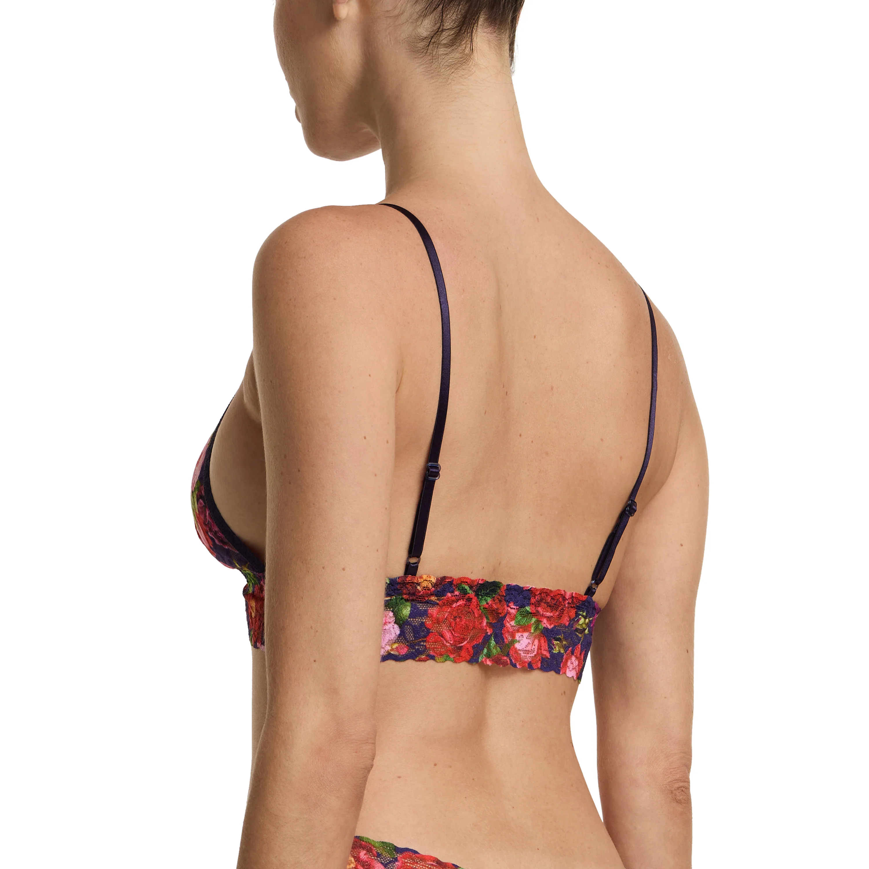 Signature Lace Padded Bralette | Winters Tale (Navy) - Image 5