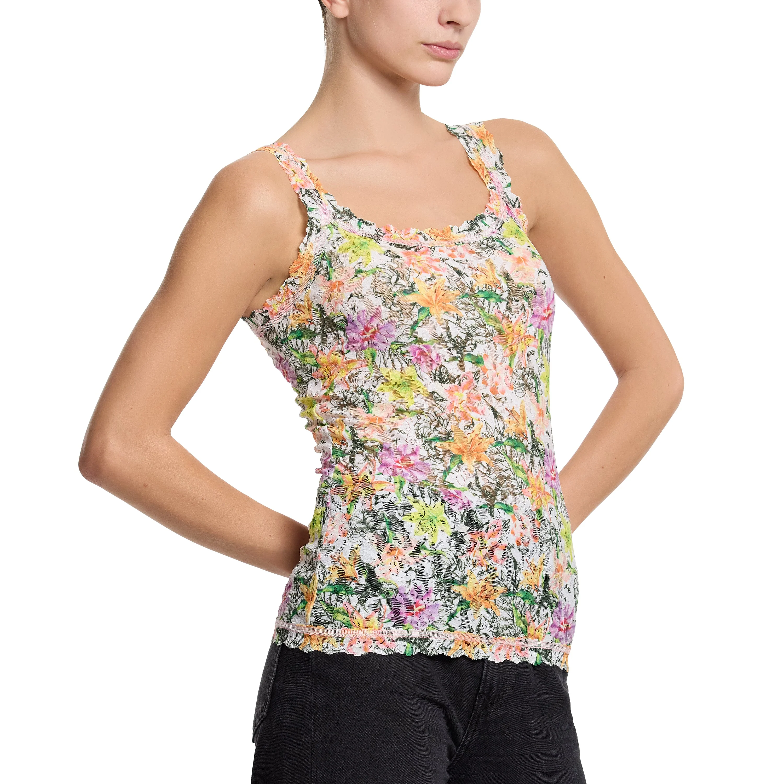 Signature Lace Unlined Camisole | Botany (White) - Image 7