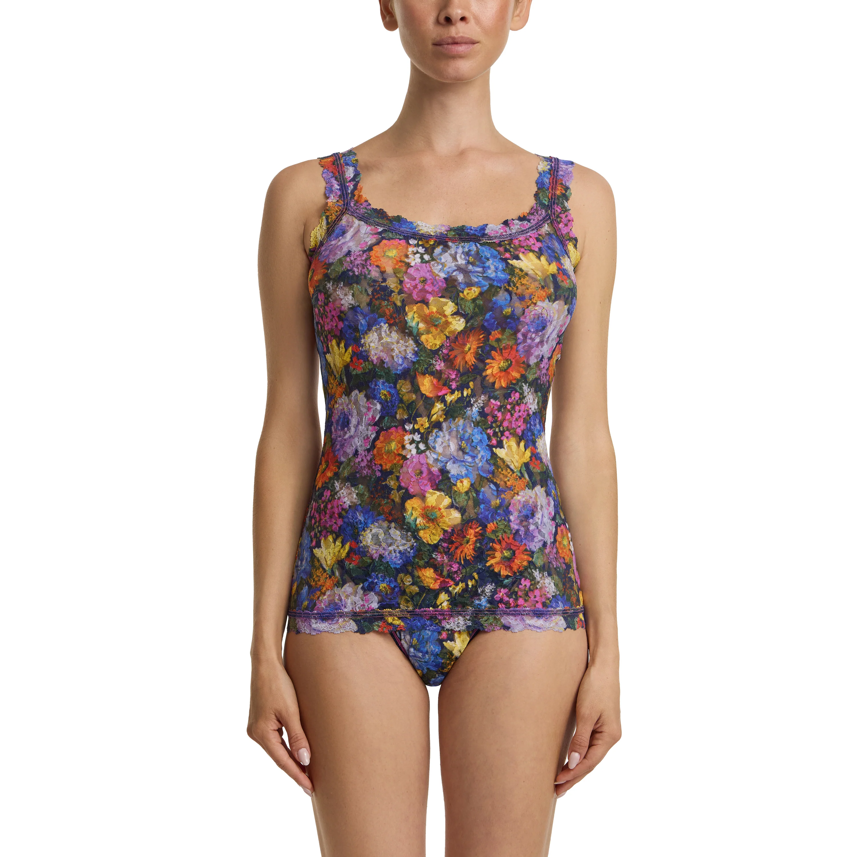 Signature Lace Unlined Camisole | Impressionist (Blue) - Image 2