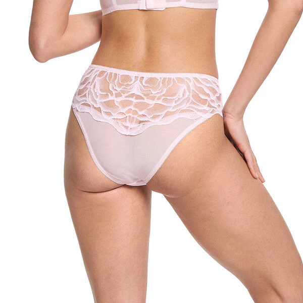 Signature Lace V-Front Brief | Vie En Rose (Pink) - Image 3