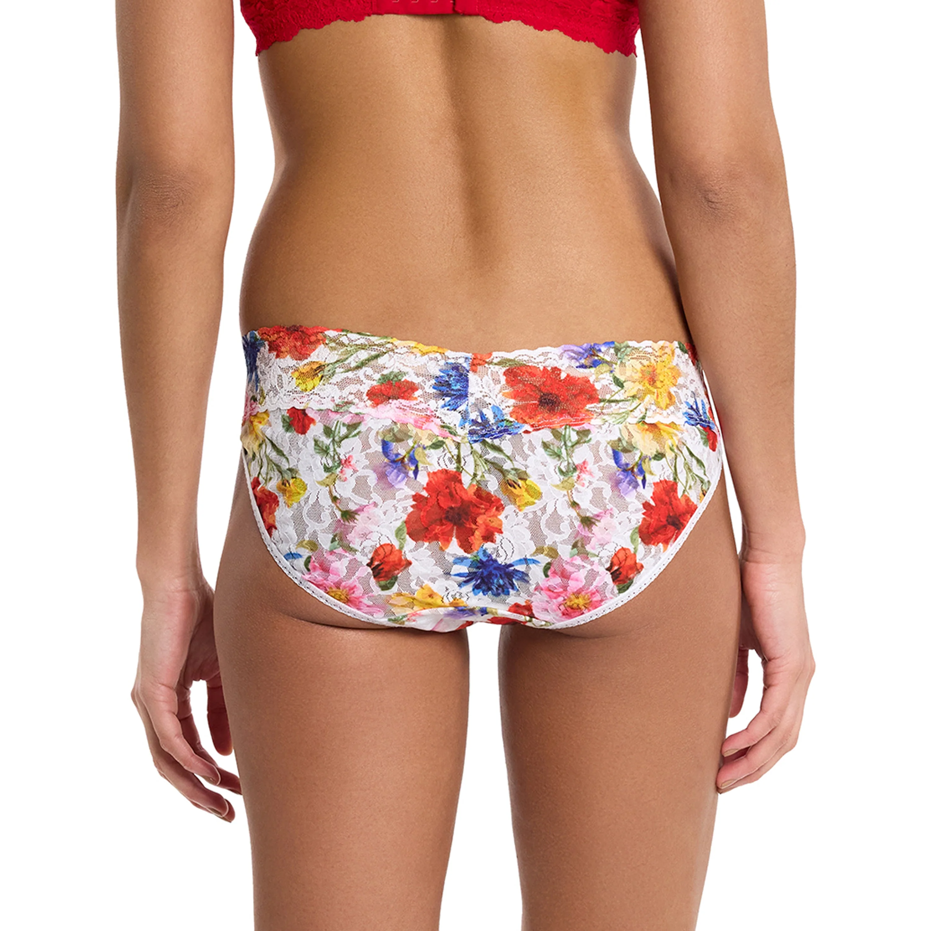 Signature Lace V-Kini | Meadow Mix (White) - Image 5