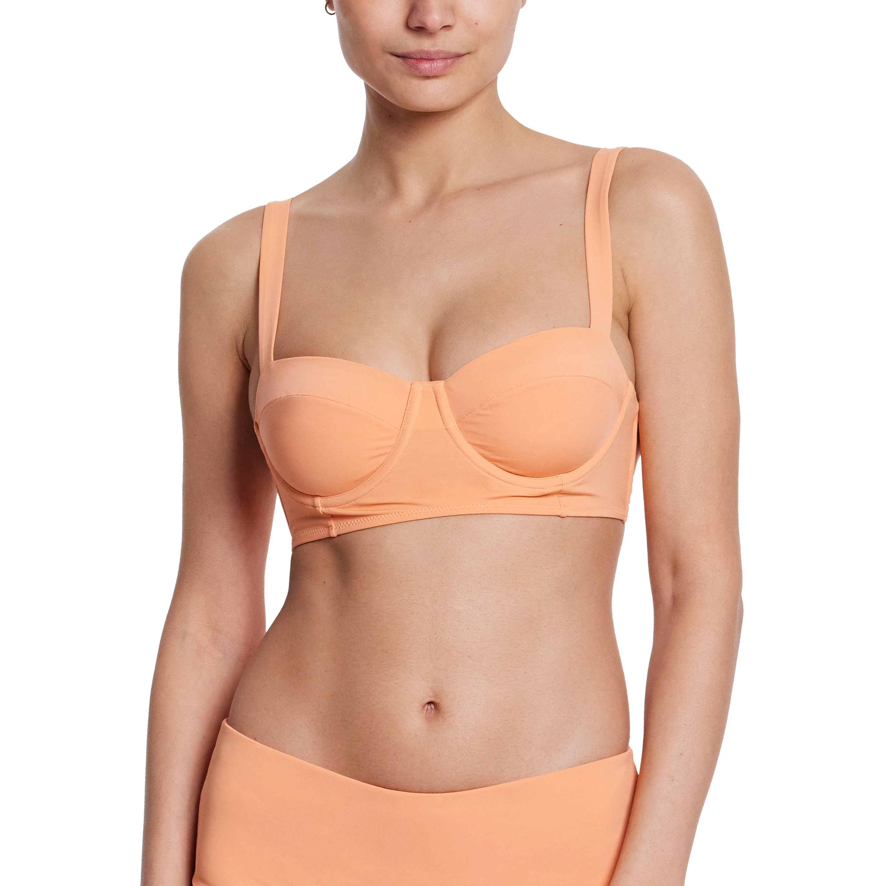 Swim Balconette Bikini Top | Florence (Orange) - Image 2