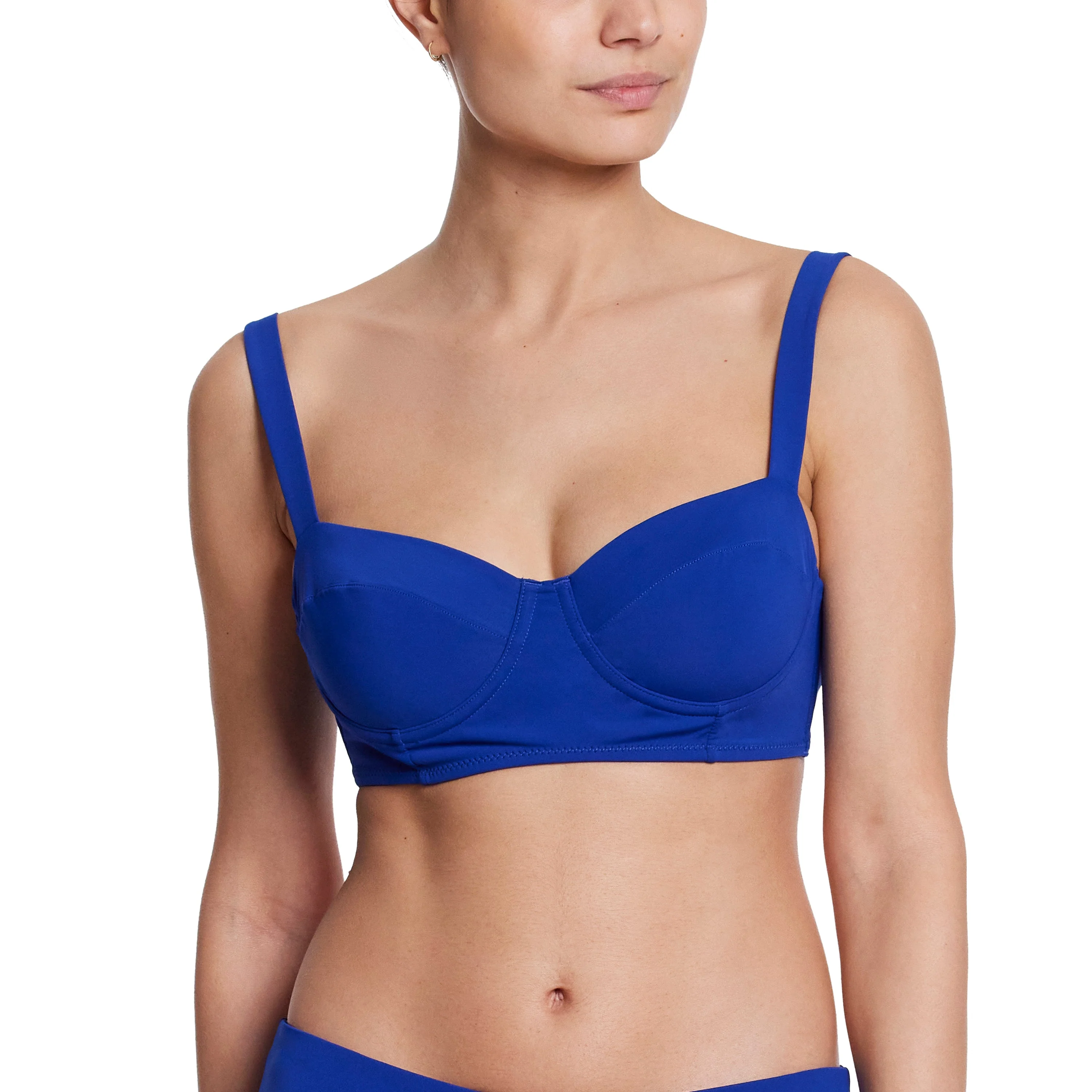 Swim Balconette Bikini Top | Poolside (Blue-Solid) - Image 2
