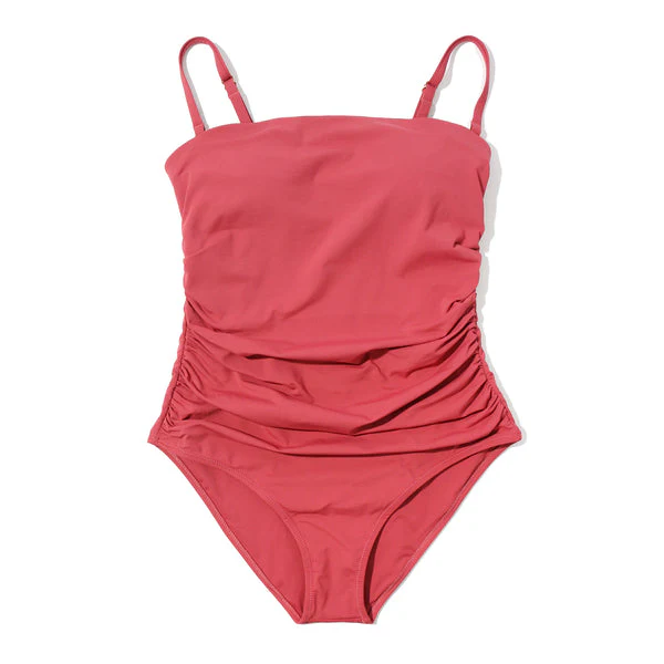 Swim Bandeau One Piece | Sunbaked (Red) - Image 2
