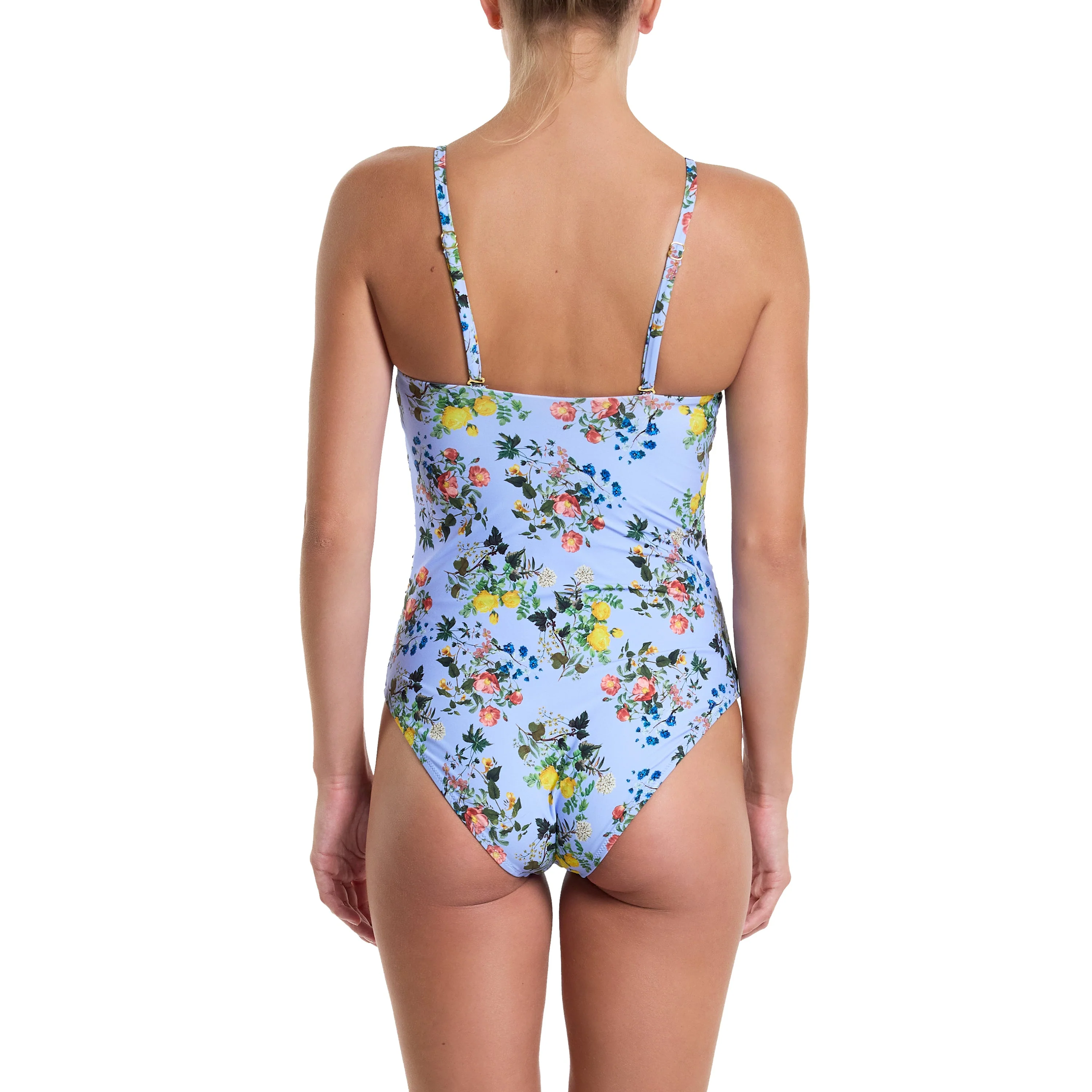 Swim Bandeau One Piece | Thankful (Blue) - Image 7