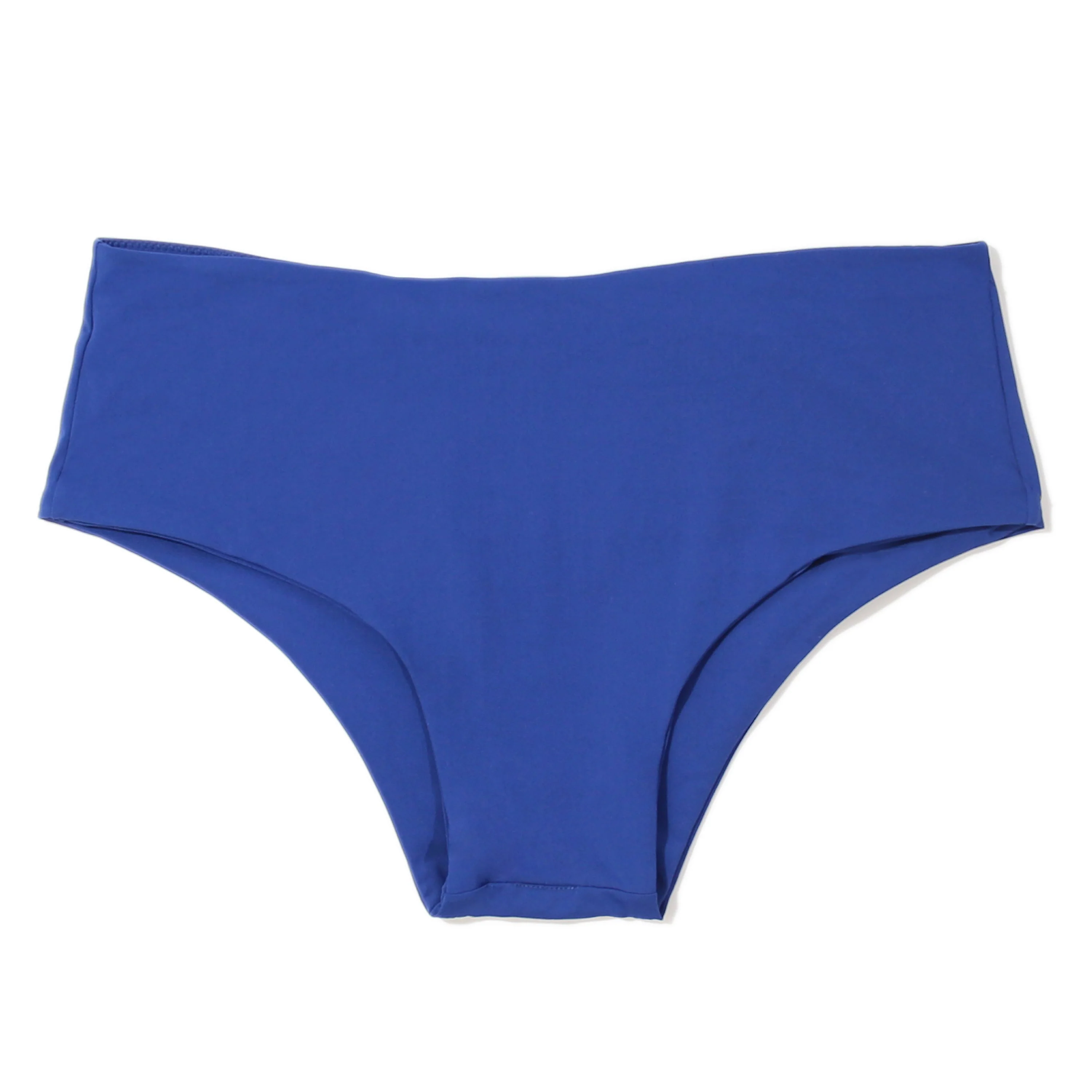 Swim Boyshort Bikini Bottom | Poolside (Blue-Solid)