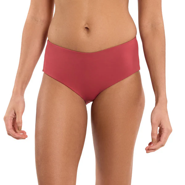 Swim Boyshort Bikini Bottom | Sunbaked (Red) - Image 2