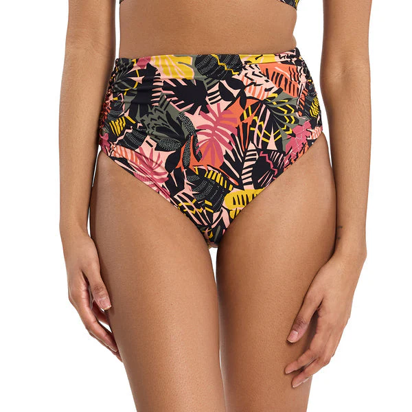 Swim High Rise Cheeky Bottom | Palm Springs (Beige) - Image 2