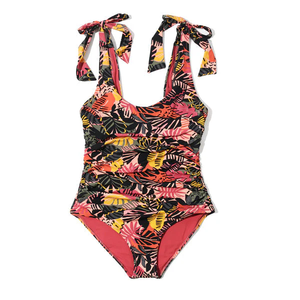 Swim Scoop One Piece | Palm Springs (Beige)