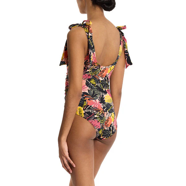 Swim Scoop One Piece | Palm Springs (Beige) - Image 4