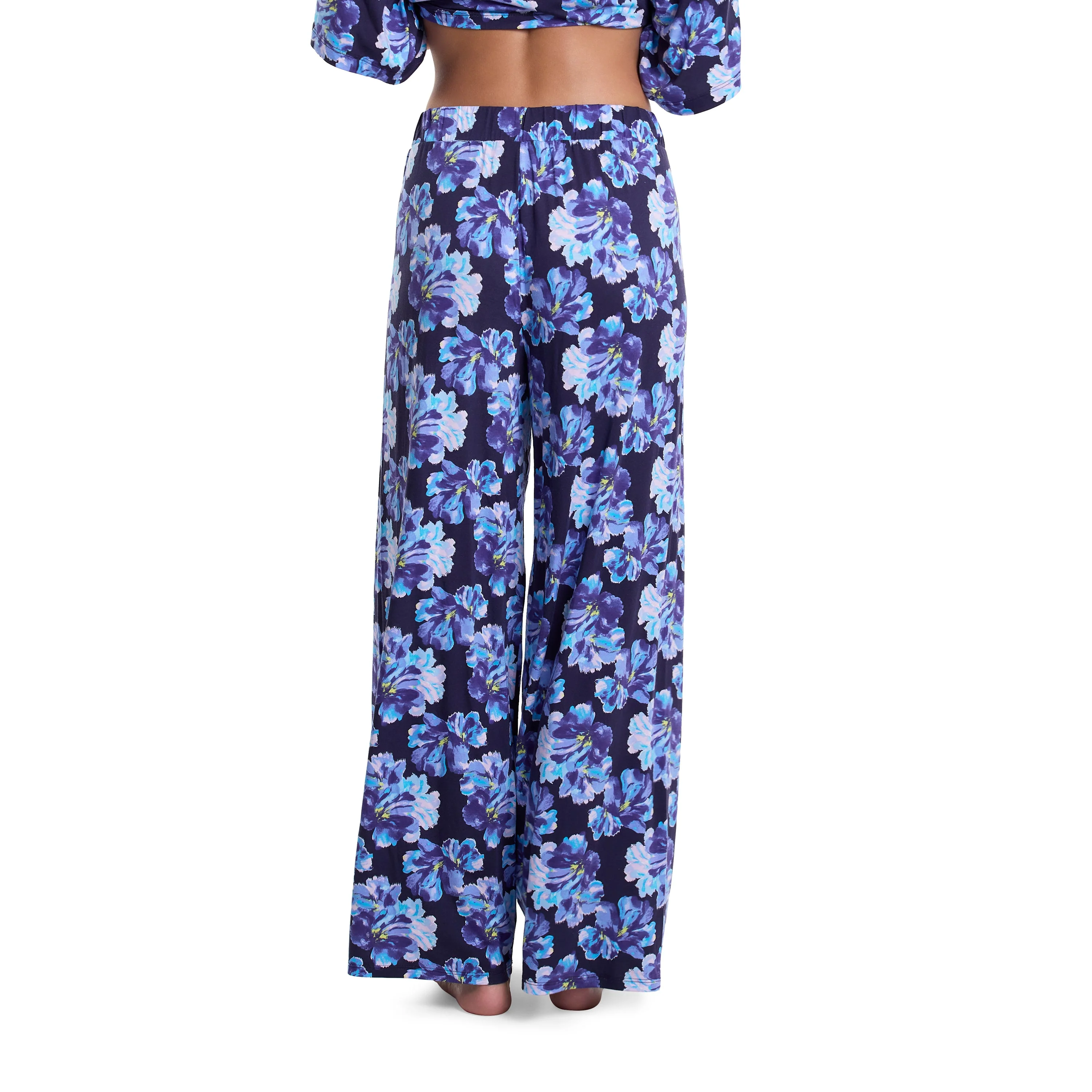 Unwind Drawstring Wide Leg Pant | Nightfall (Purple) - Image 4