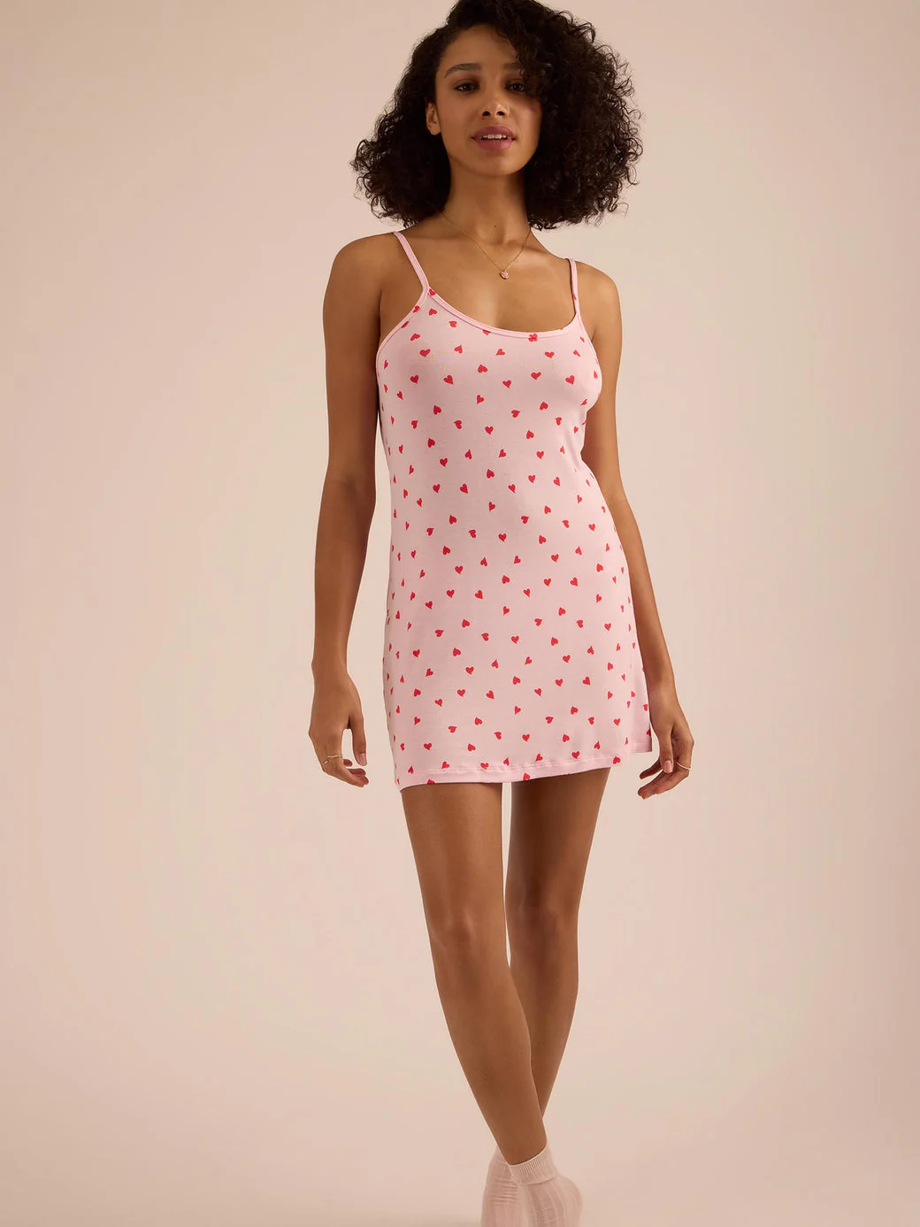 Unwind Modal Chemise | So In Love (Pink) - Image 3