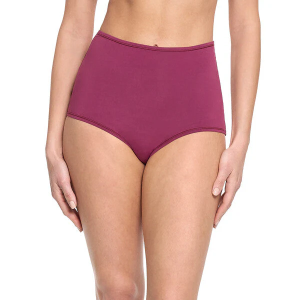 YourFit One Size High Rise Boyshort | Mulled Wine (Red) - Image 2