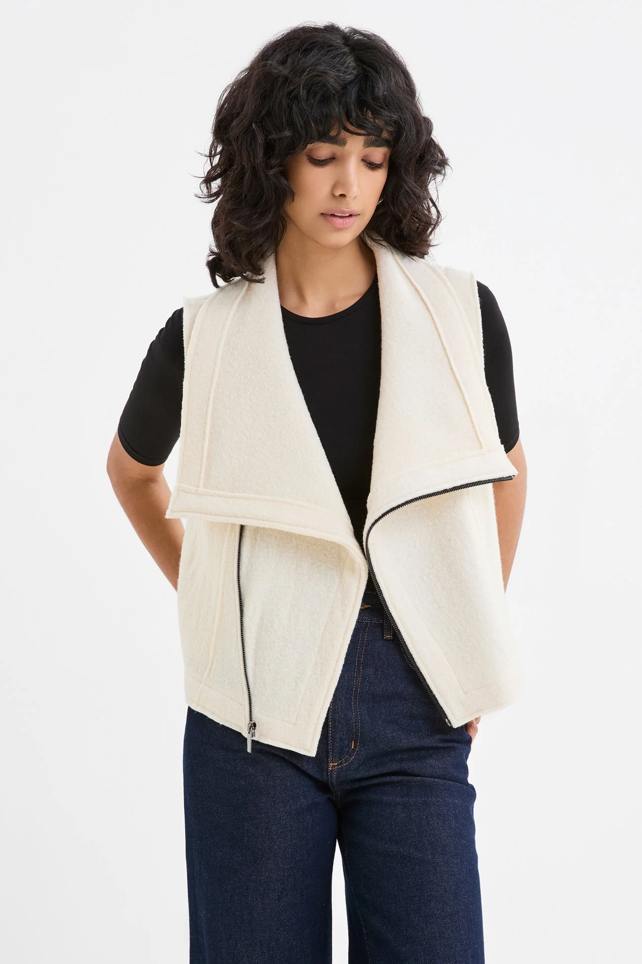 Hanora Vest | Cream - Image 5