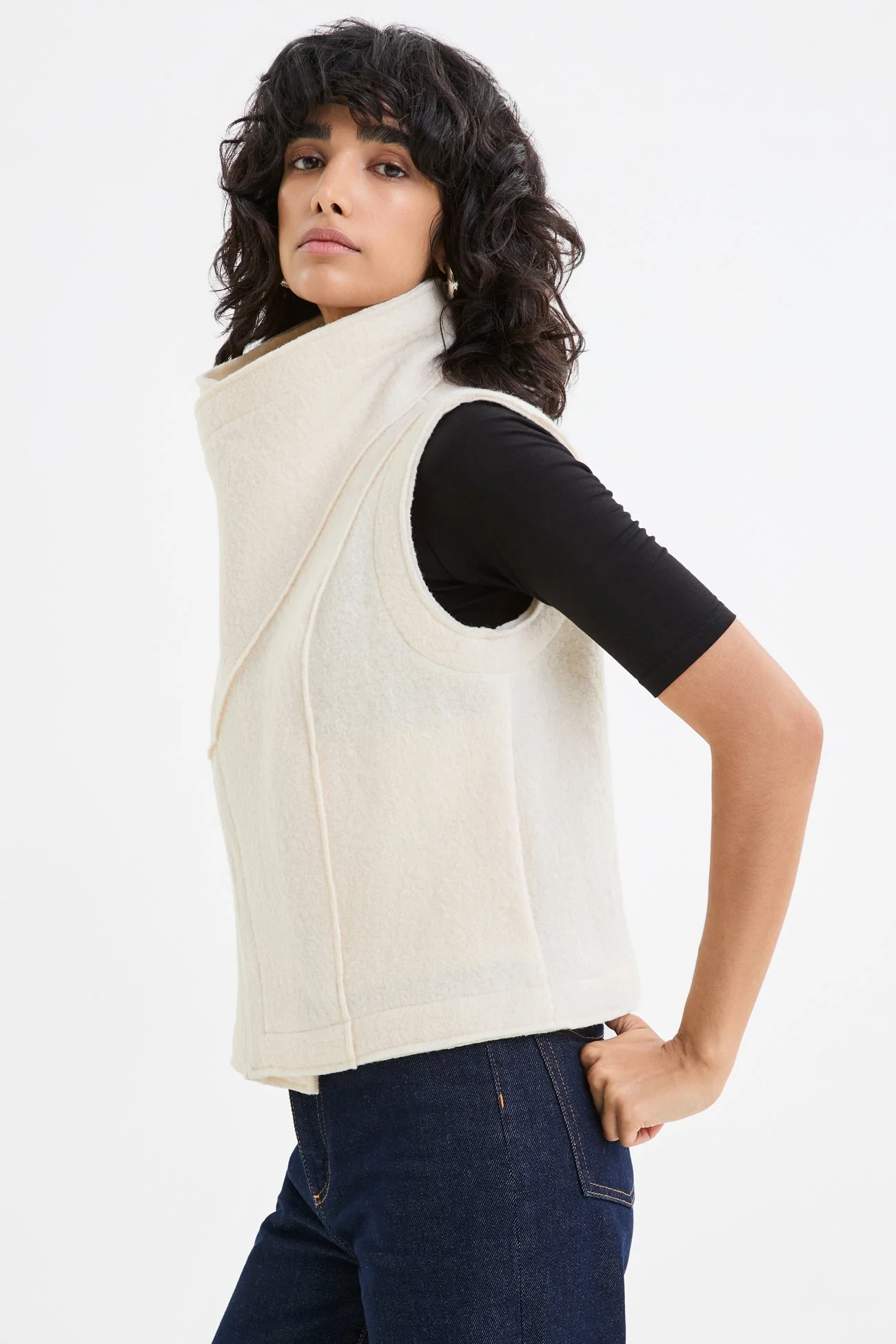 Hanora Vest | Cream - Image 6