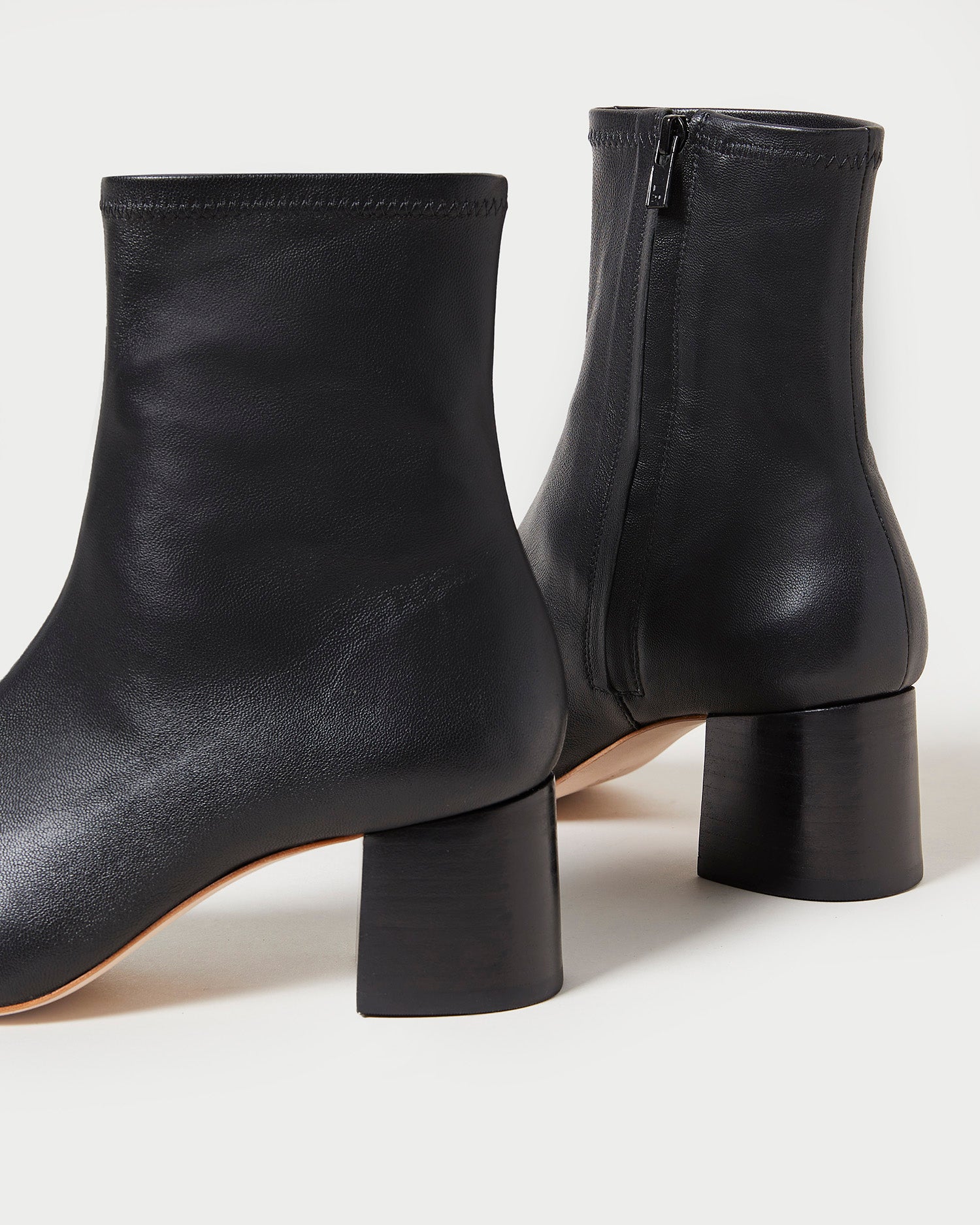 Alec Mid-Heel Stretch Bootie | Black - Image 5