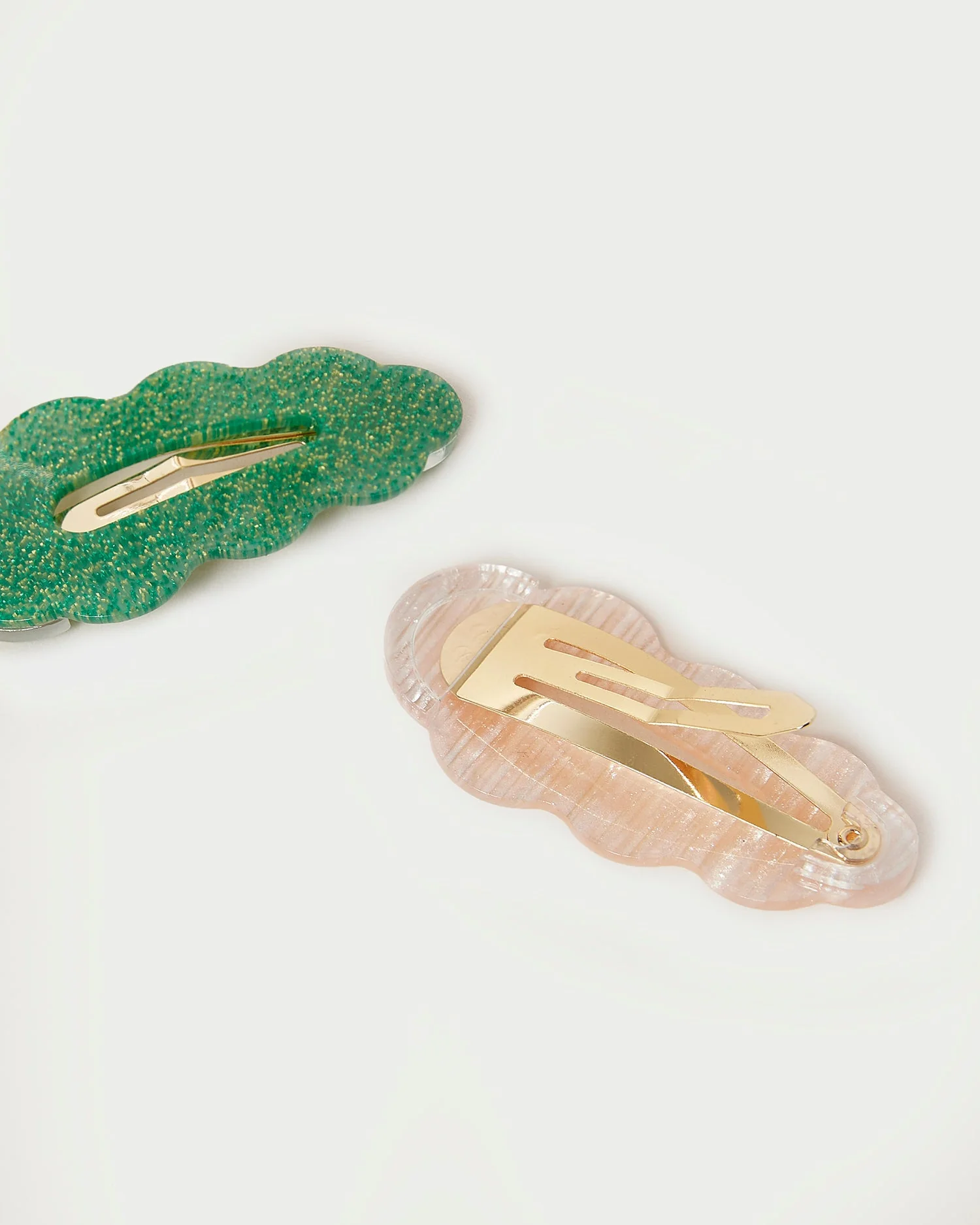 Amari Clip Set | Blush/Kelly Green - Image 2