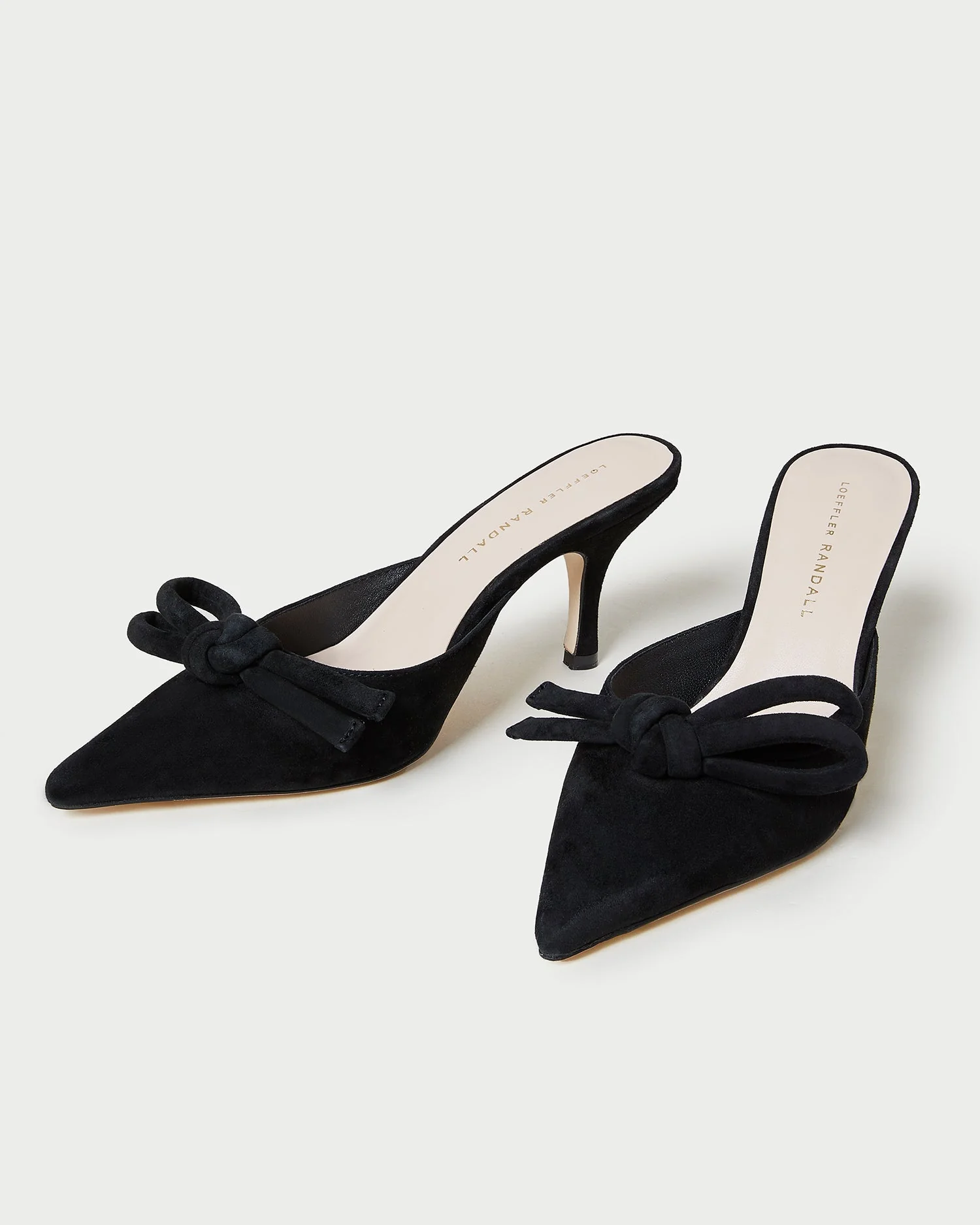 Amyra Bow Kitten Mule | Black - Image 3