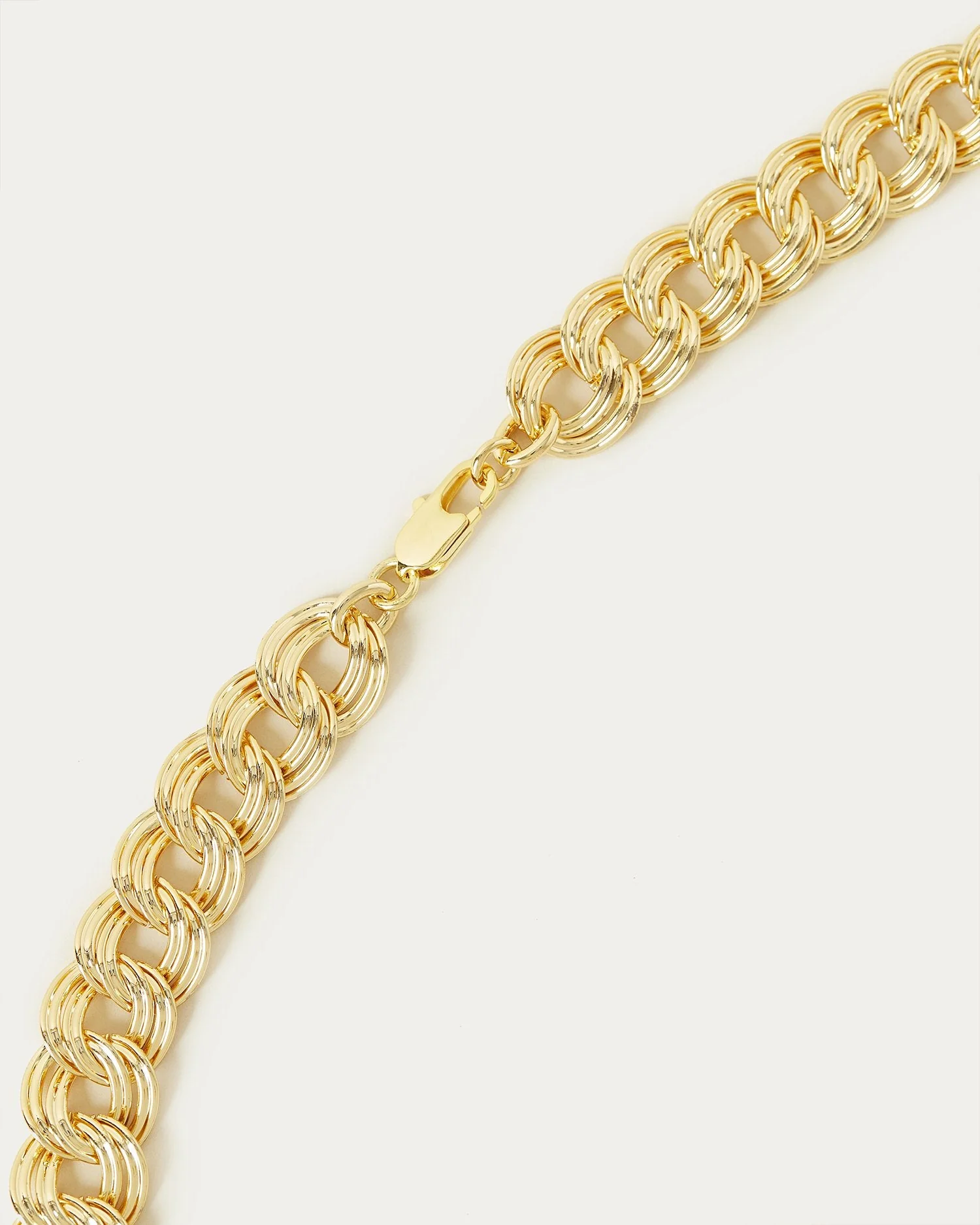 Aubrey Double Link Necklace | Gold - Image 2