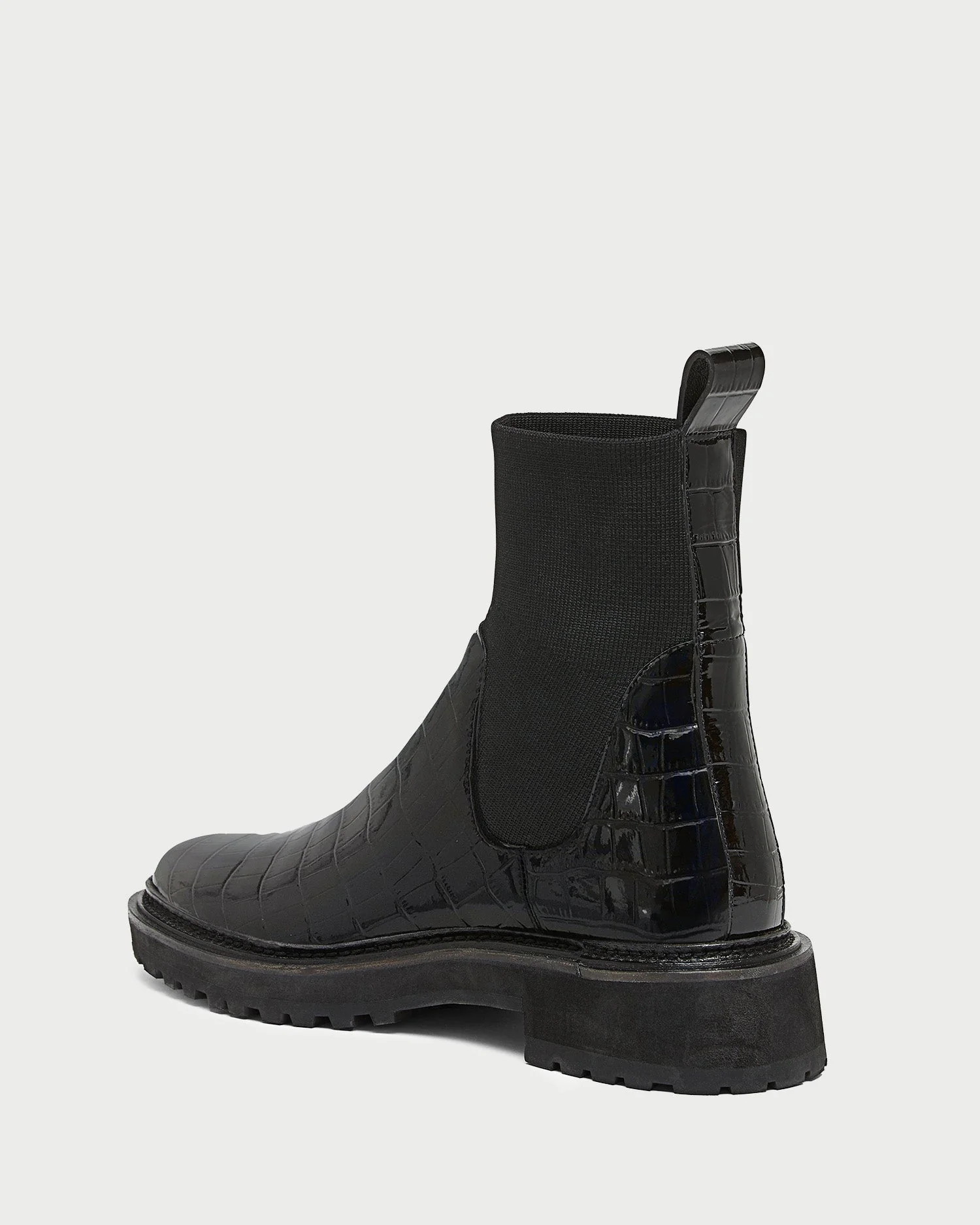 Bridget Chelsea Combat Boot | Black - Image 4