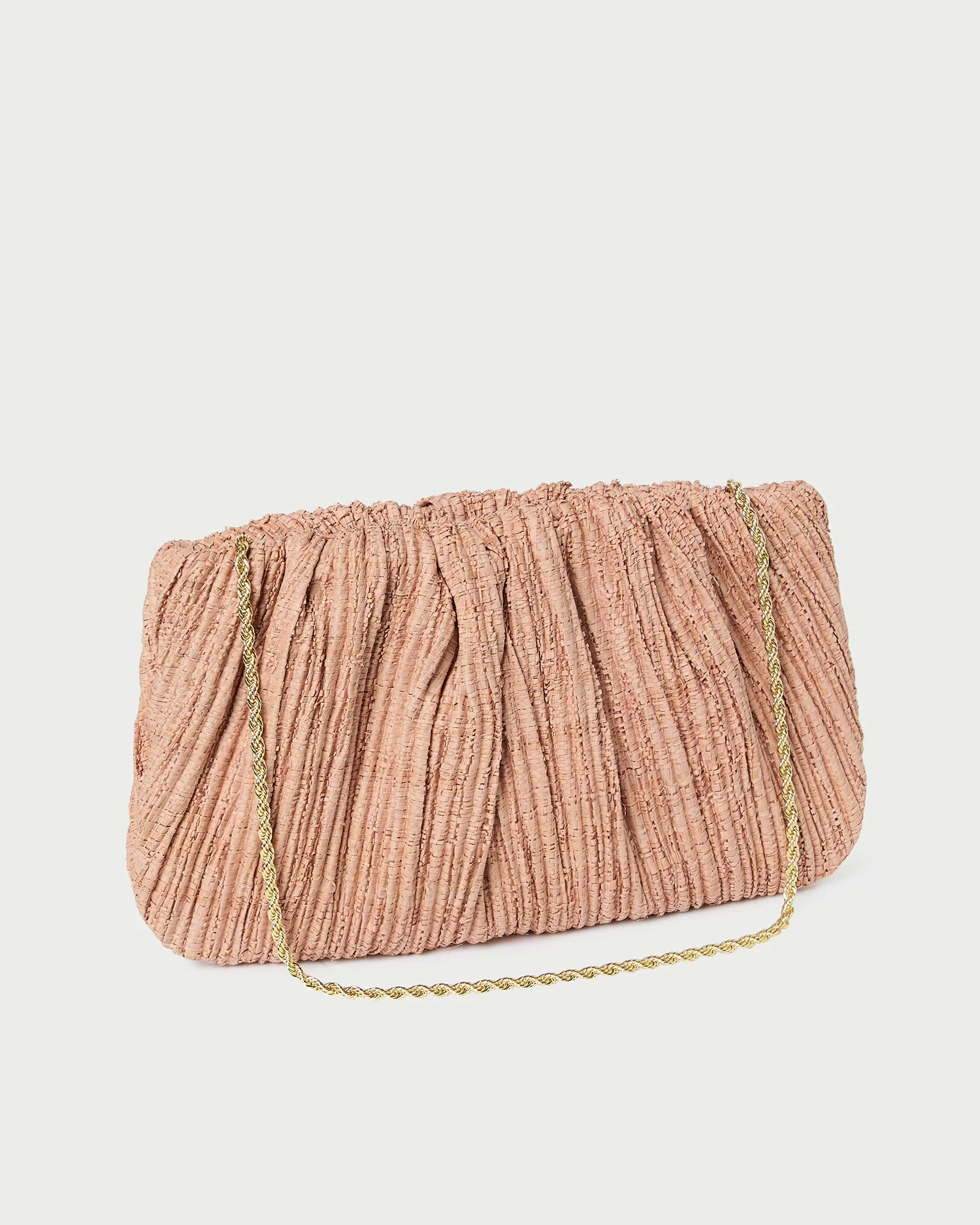 Brit Flat Pleated Clutch | Blush - Image 3