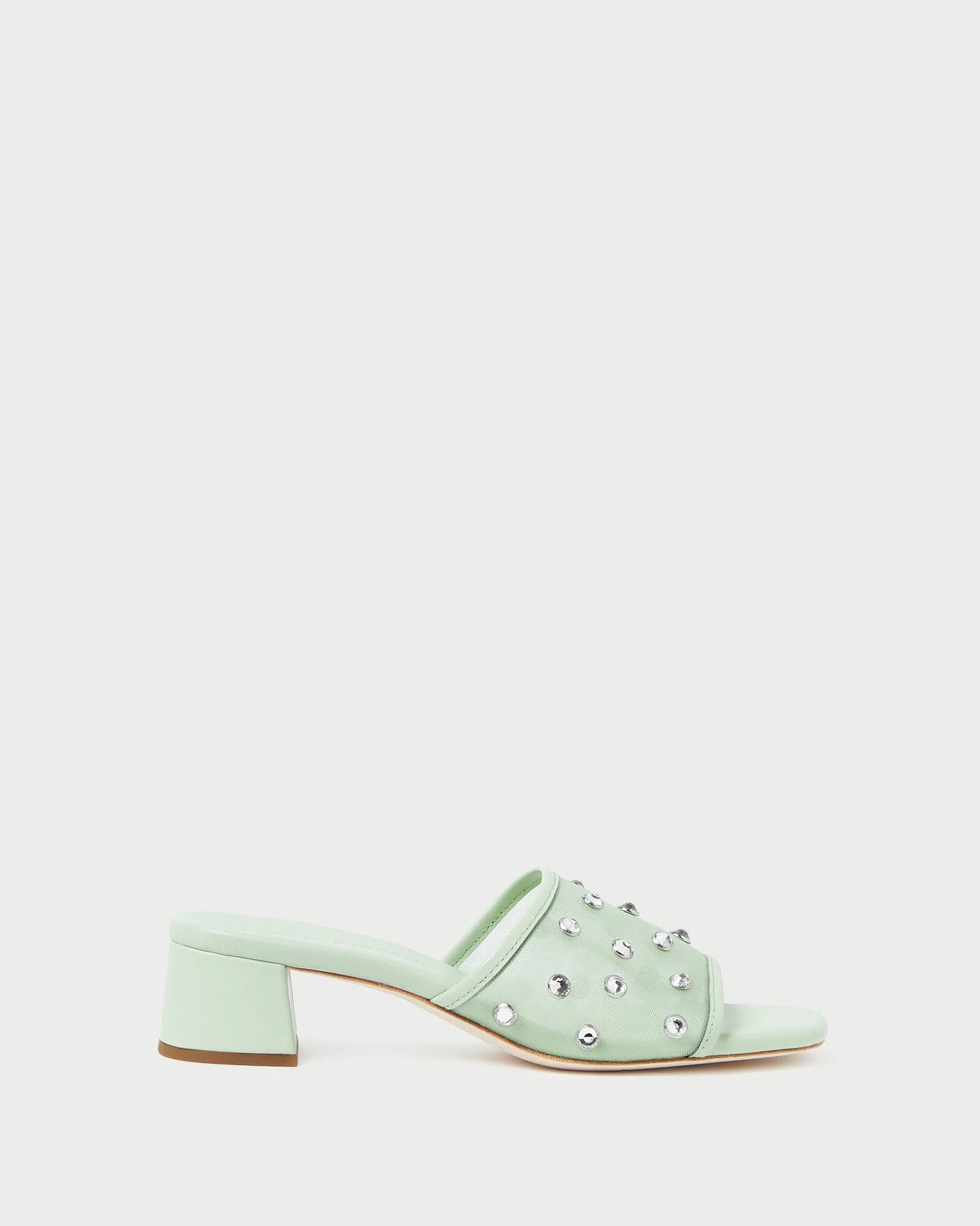 Brooke Mesh Mule | Seafoam/Crystal