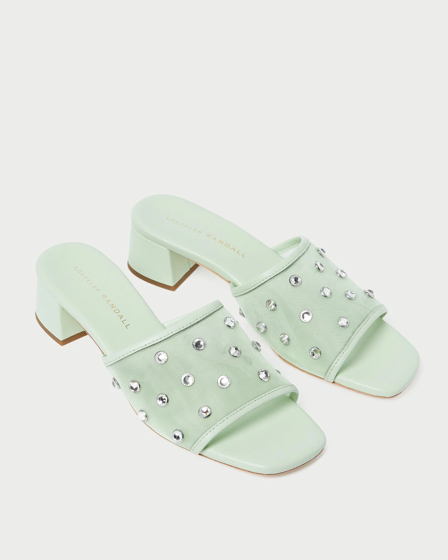 Brooke Mesh Mule | Seafoam/Crystal - Image 3